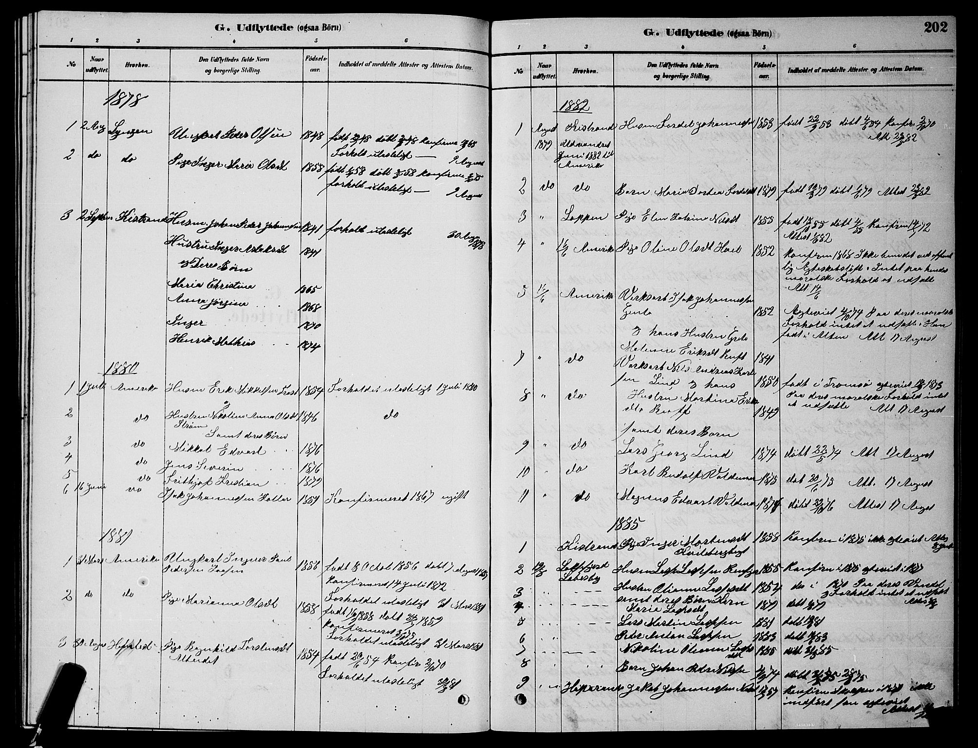 Skjervøy sokneprestkontor, SATØ/S-1300/H/Ha/Hab/L0015klokker: Parish register (copy) no. 15, 1878-1890, p. 202