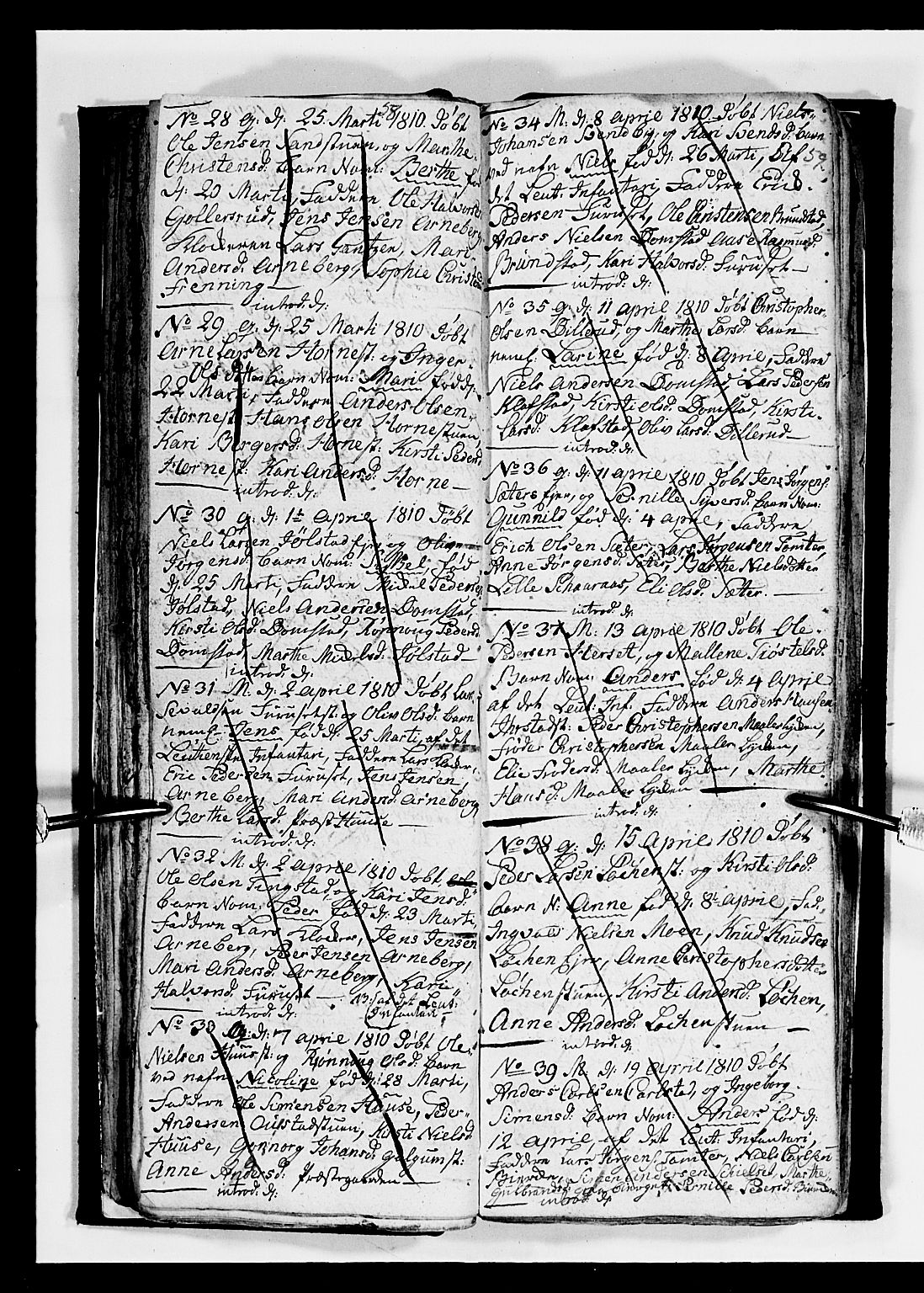 Romedal prestekontor, SAH/PREST-004/L/L0004: Parish register (copy) no. 4, 1807-1814, p. 58-59