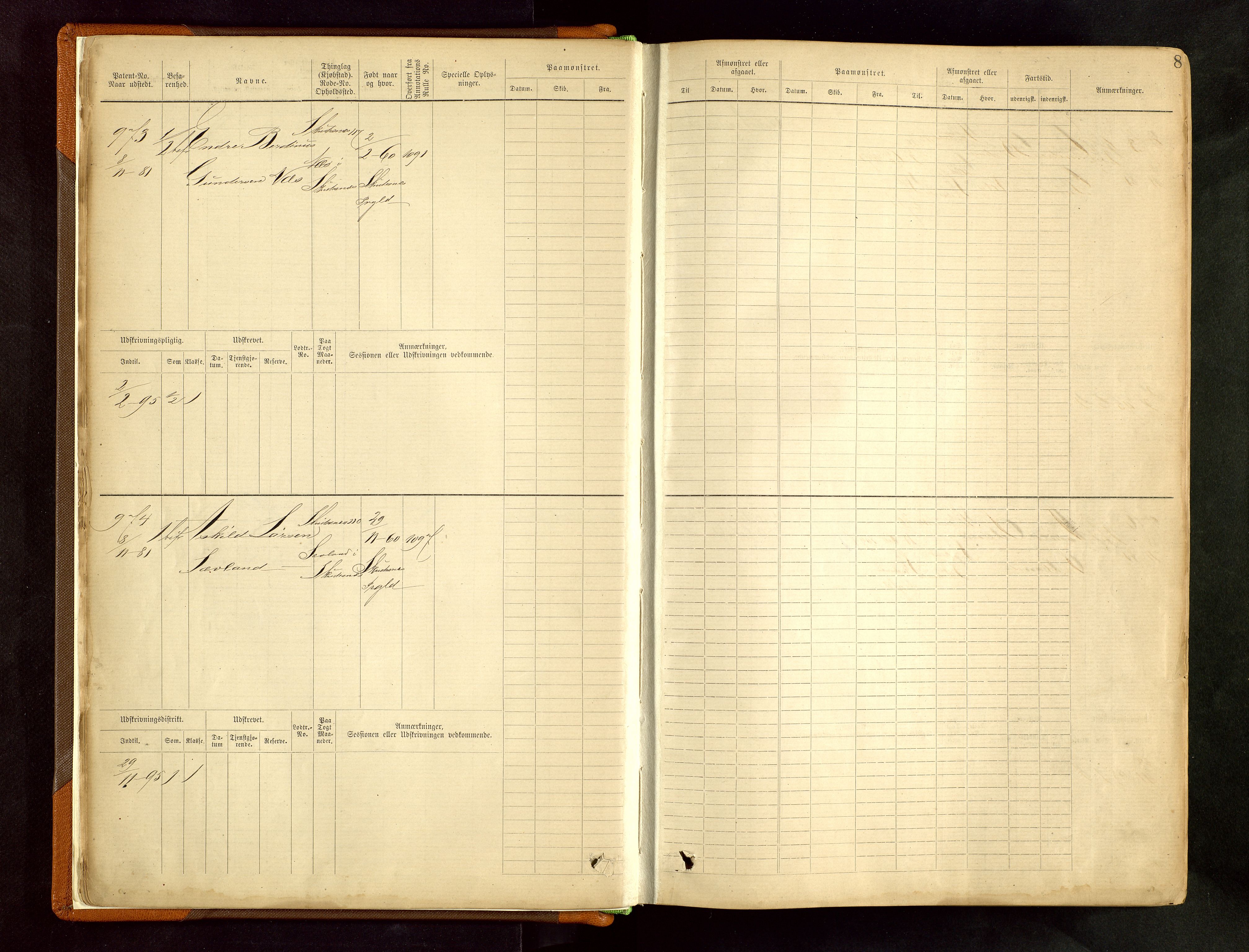 Haugesund sjømannskontor, AV/SAST-A-102007/F/Fb/Fbb/L0002: Sjøfartsrulle Skudenes kretsnr. 959-2439, 1860-1948, p. 8