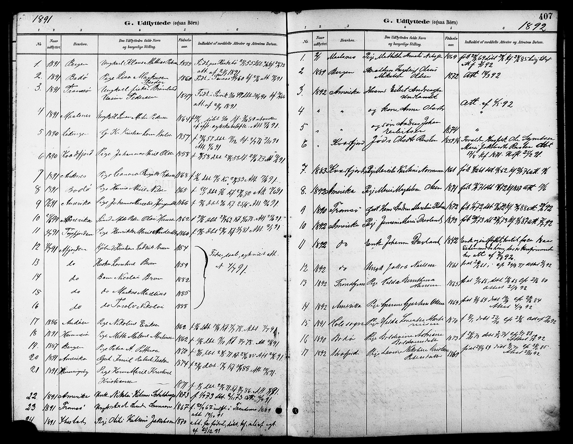 Trondenes sokneprestkontor, SATØ/S-1319/H/Hb/L0011klokker: Parish register (copy) no. 11, 1891-1906, p. 407
