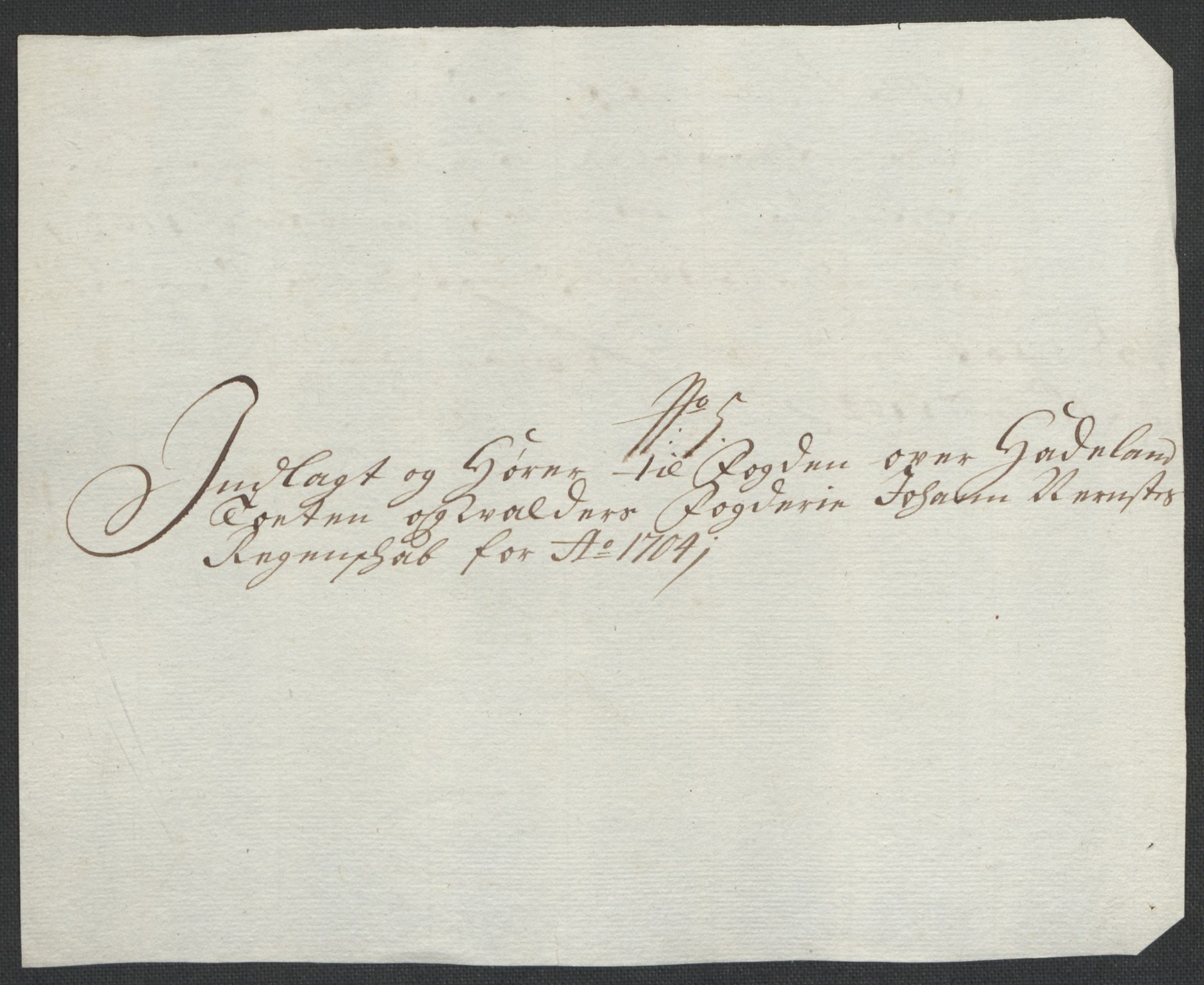 Rentekammeret inntil 1814, Reviderte regnskaper, Fogderegnskap, AV/RA-EA-4092/R18/L1302: Fogderegnskap Hadeland, Toten og Valdres, 1704, p. 69