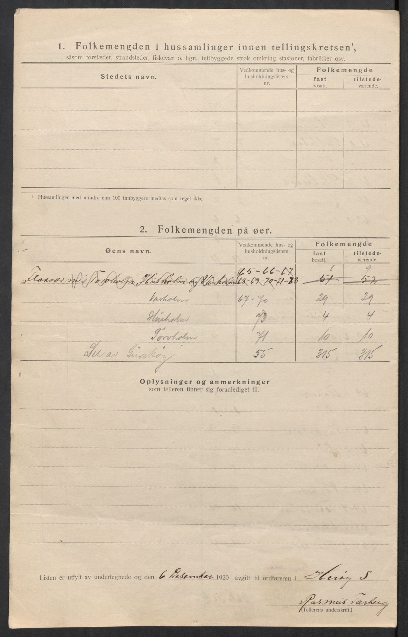 SAT, 1920 census for Herøy (MR), 1920, p. 47