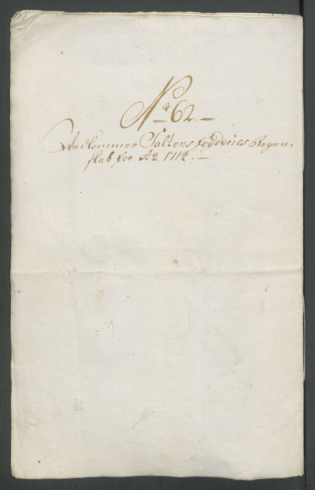 Rentekammeret inntil 1814, Reviderte regnskaper, Fogderegnskap, RA/EA-4092/R66/L4584: Fogderegnskap Salten, 1714, p. 337