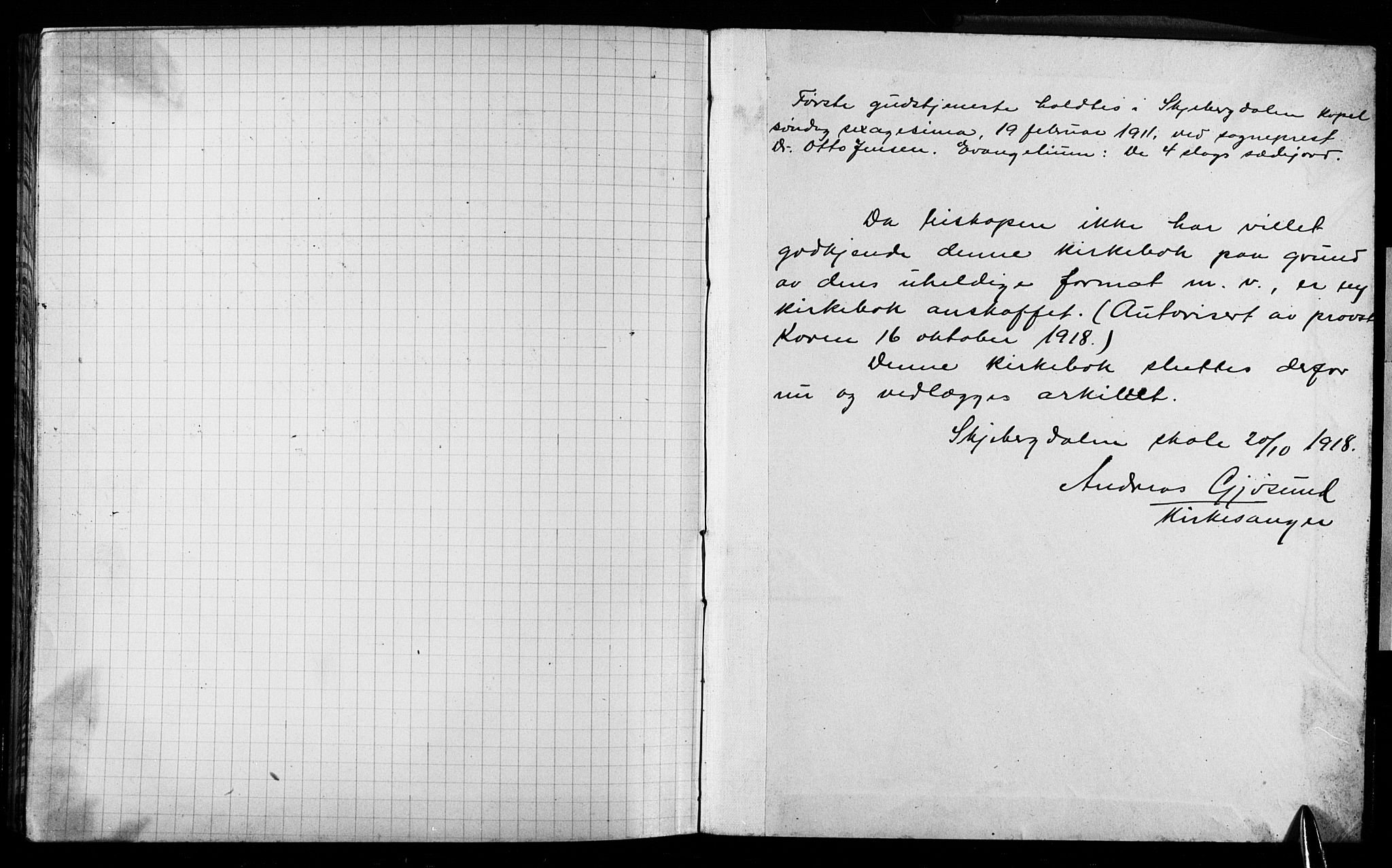 Skjeberg prestekontor Kirkebøker, AV/SAO-A-10923/G/Gc/L0001: Parish register (copy) no. III 1, 1911-1918