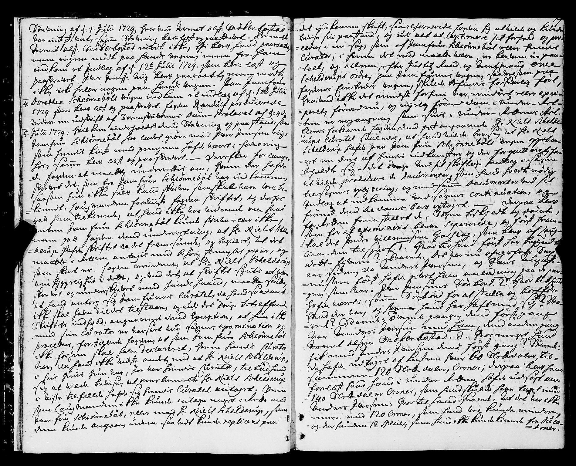 Nordland og Finnmarks lagstol, AV/SAT-A-5608/X/L0006: Justisprotokoll, 1730-1740, p. 6b-7a