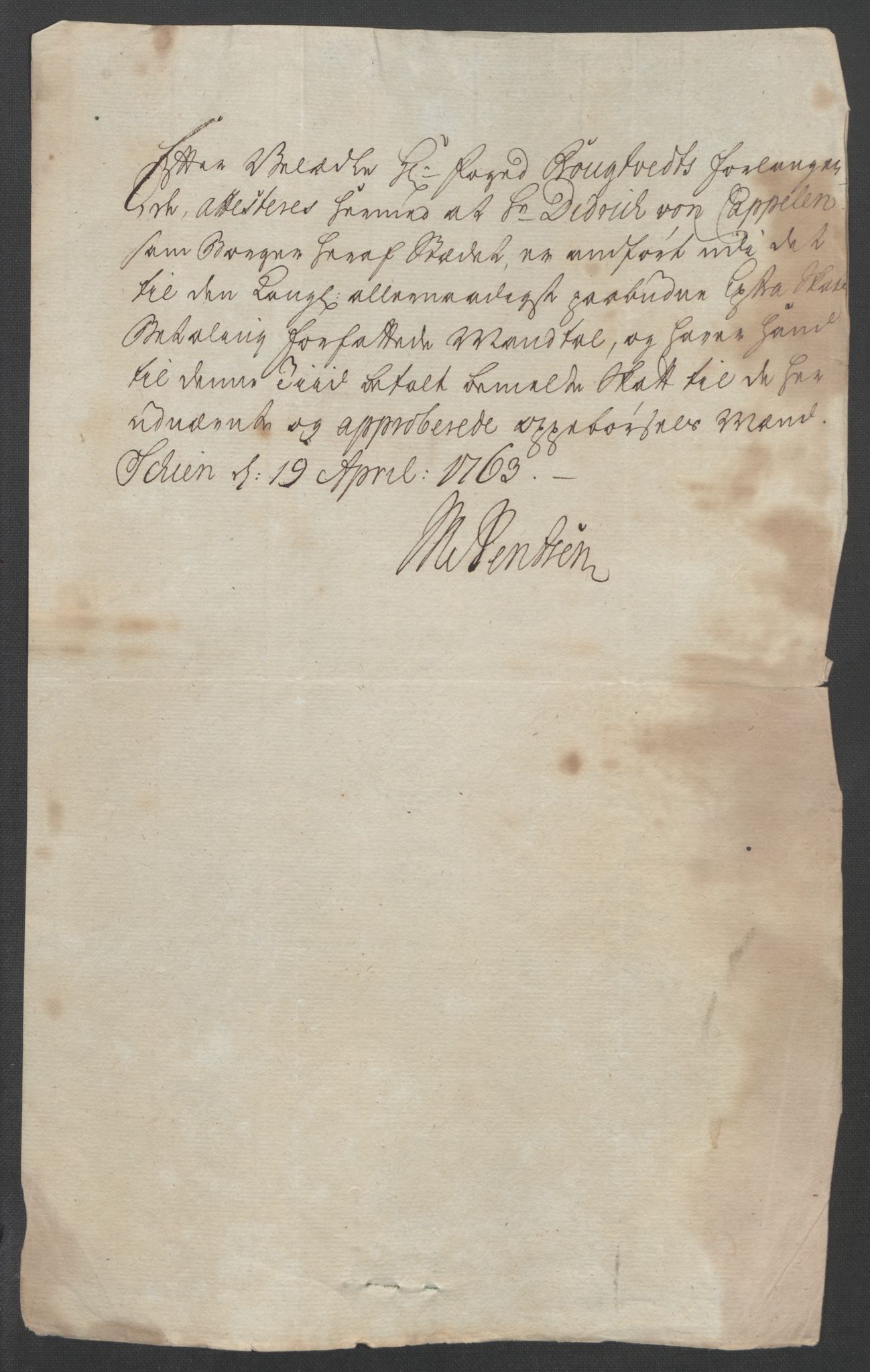 Rentekammeret inntil 1814, Reviderte regnskaper, Fogderegnskap, RA/EA-4092/R37/L2239: Ekstraskatten Nedre Telemark og Bamble, 1762-1763, p. 339