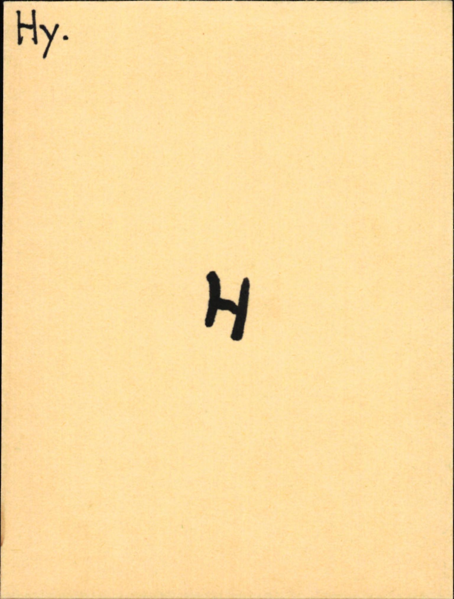 Statens vegvesen, Hordaland vegkontor, SAB/A-5201/2/Ha/L0025: R-eierkort H-I, 1920-1971, p. 1