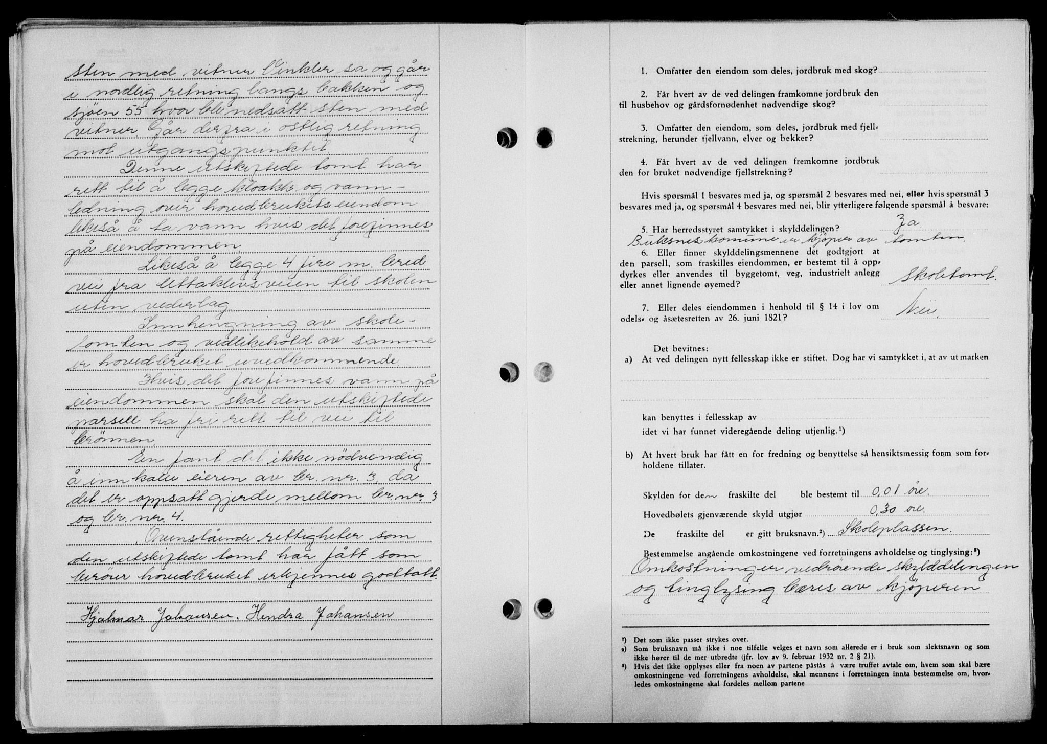 Lofoten sorenskriveri, SAT/A-0017/1/2/2C/L0020a: Mortgage book no. 20a, 1948-1949, Diary no: : 109/1949