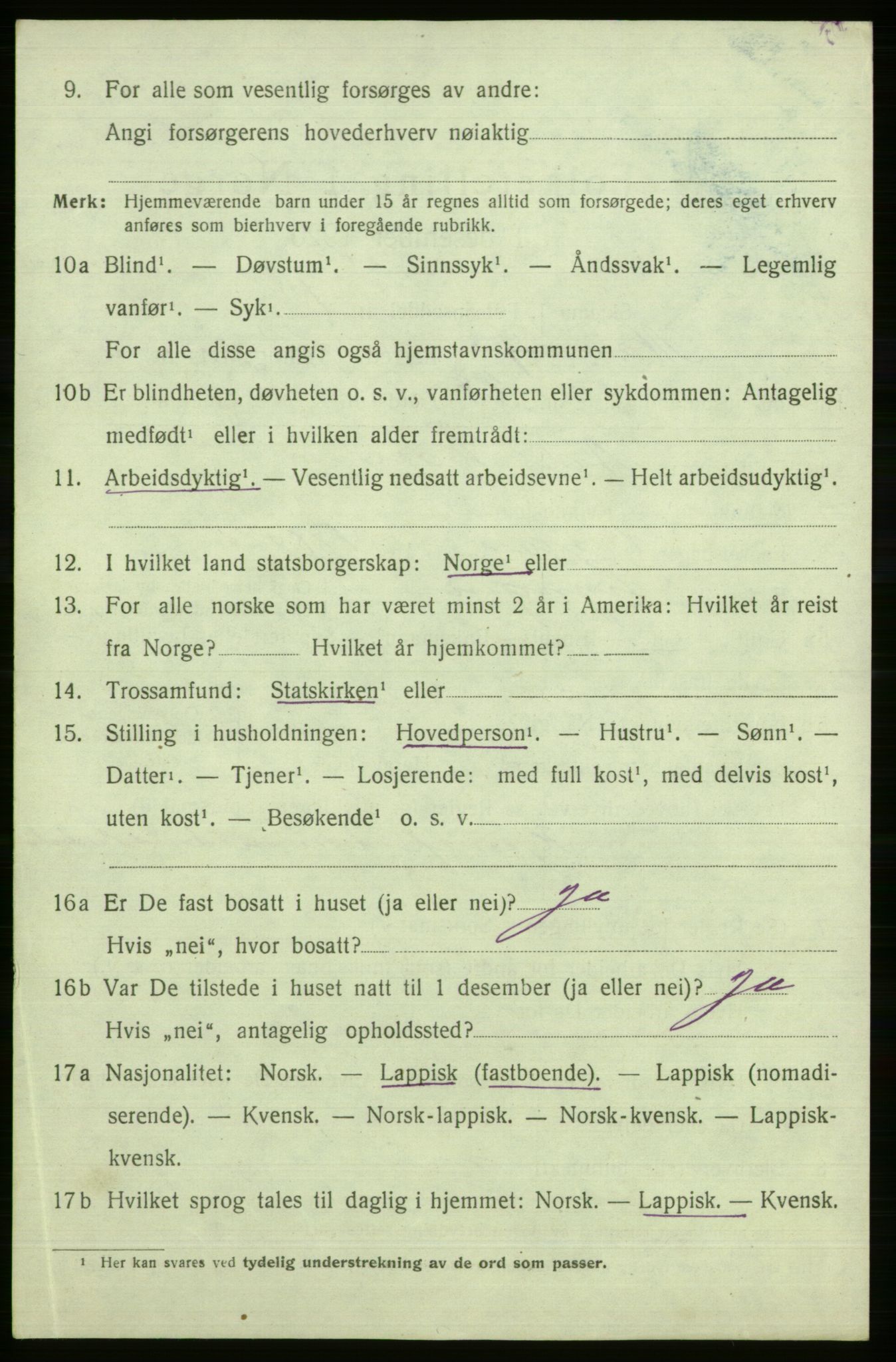 SATØ, 1920 census for Måsøy, 1920, p. 2903