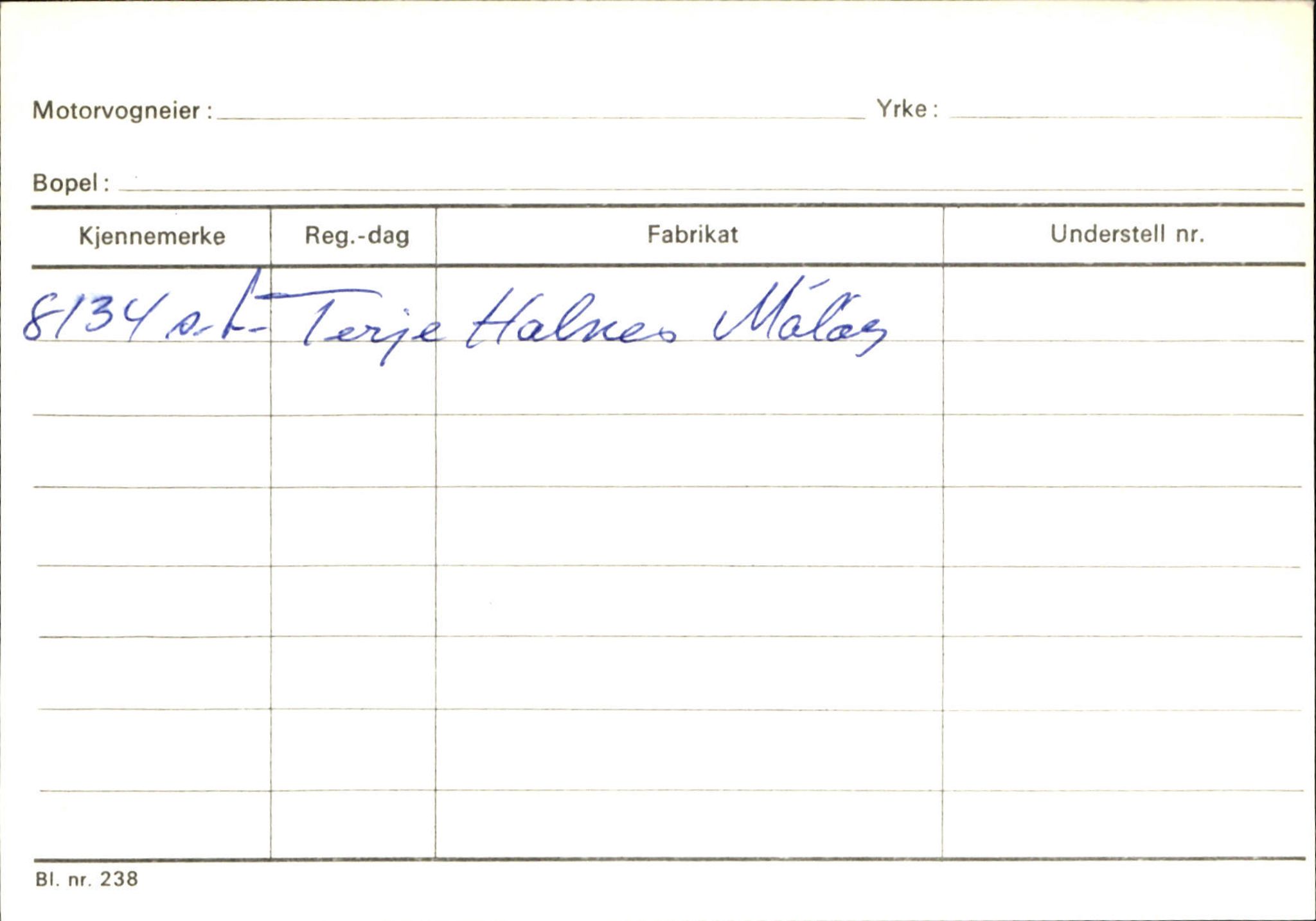 Statens vegvesen, Sogn og Fjordane vegkontor, AV/SAB-A-5301/4/F/L0144: Registerkort Vågsøy A-R, 1945-1975, p. 928