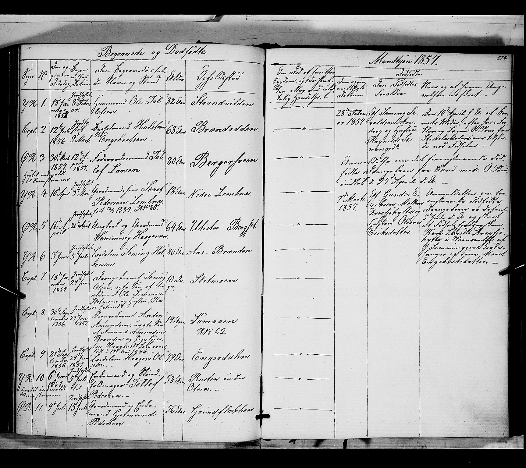 Rendalen prestekontor, SAH/PREST-054/H/Ha/Haa/L0005: Parish register (official) no. 5, 1853-1866, p. 278