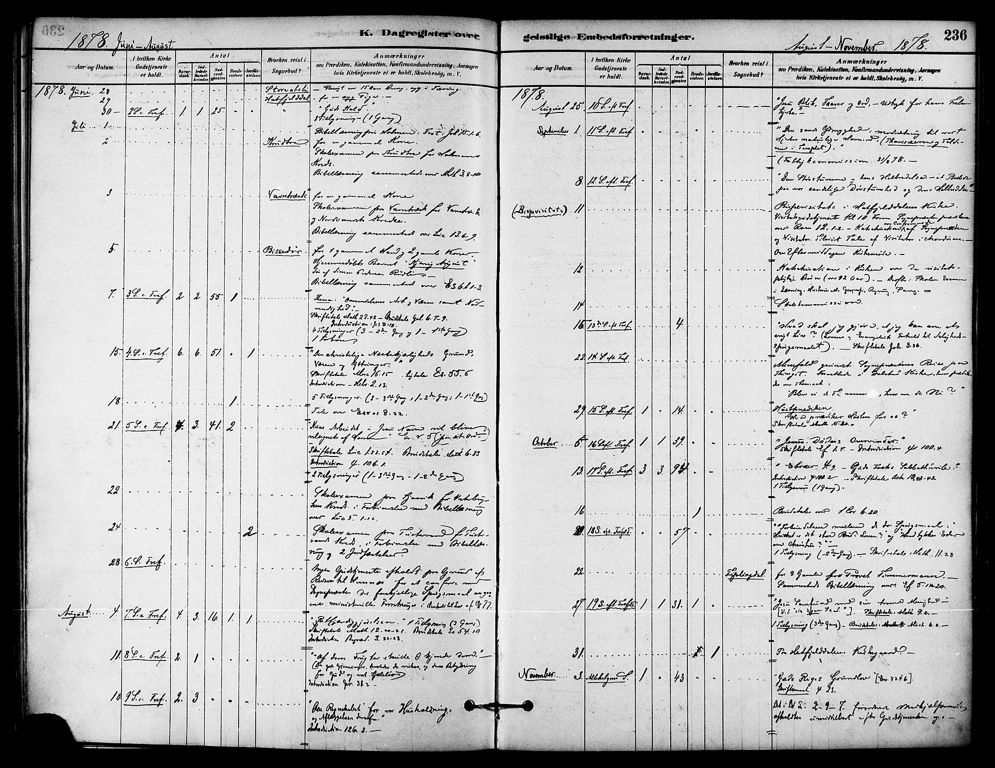 Ministerialprotokoller, klokkerbøker og fødselsregistre - Nordland, AV/SAT-A-1459/823/L0325: Parish register (official) no. 823A02, 1878-1898, p. 236