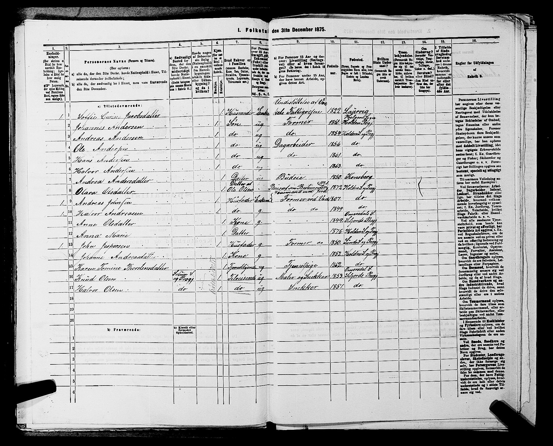 SAKO, 1875 census for 0819P Holla, 1875, p. 415