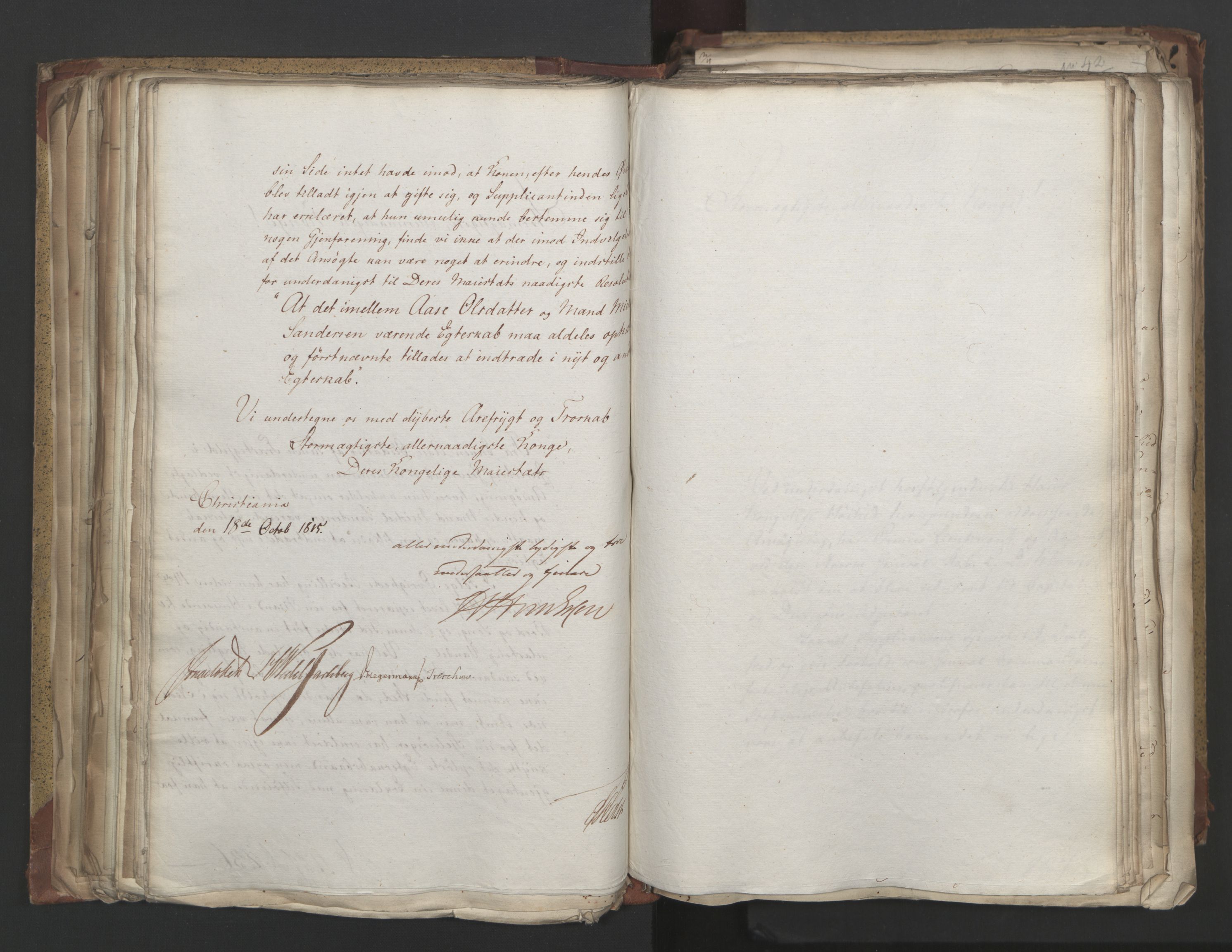 Statsrådsavdelingen i Stockholm, AV/RA-S-1003/D/Da/L0004: Regjeringsinnstillinger nr. 788-999, 1815, p. 129