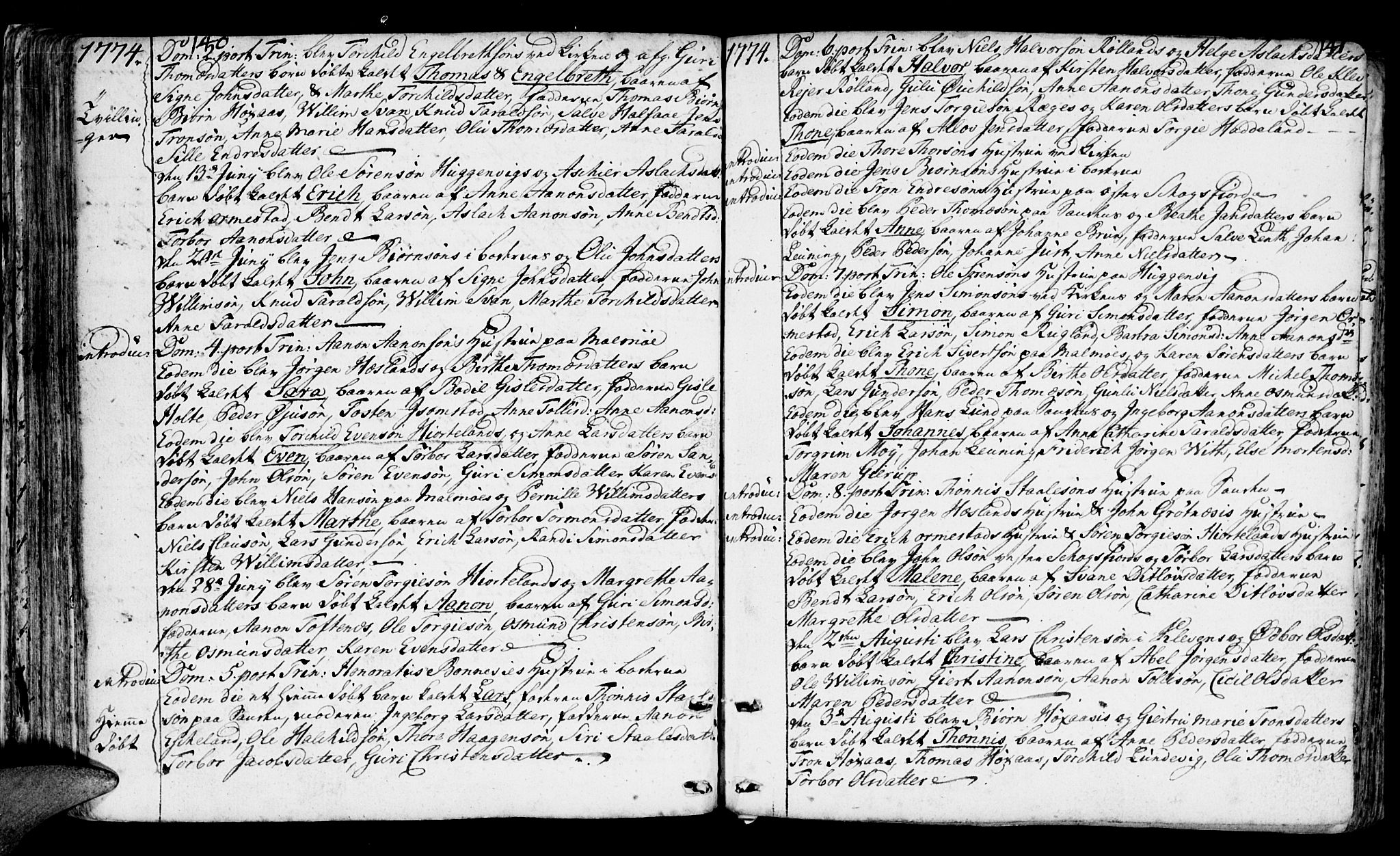 Mandal sokneprestkontor, AV/SAK-1111-0030/F/Fa/Faa/L0003: Parish register (official) no. A 3, 1748-1794, p. 140-141