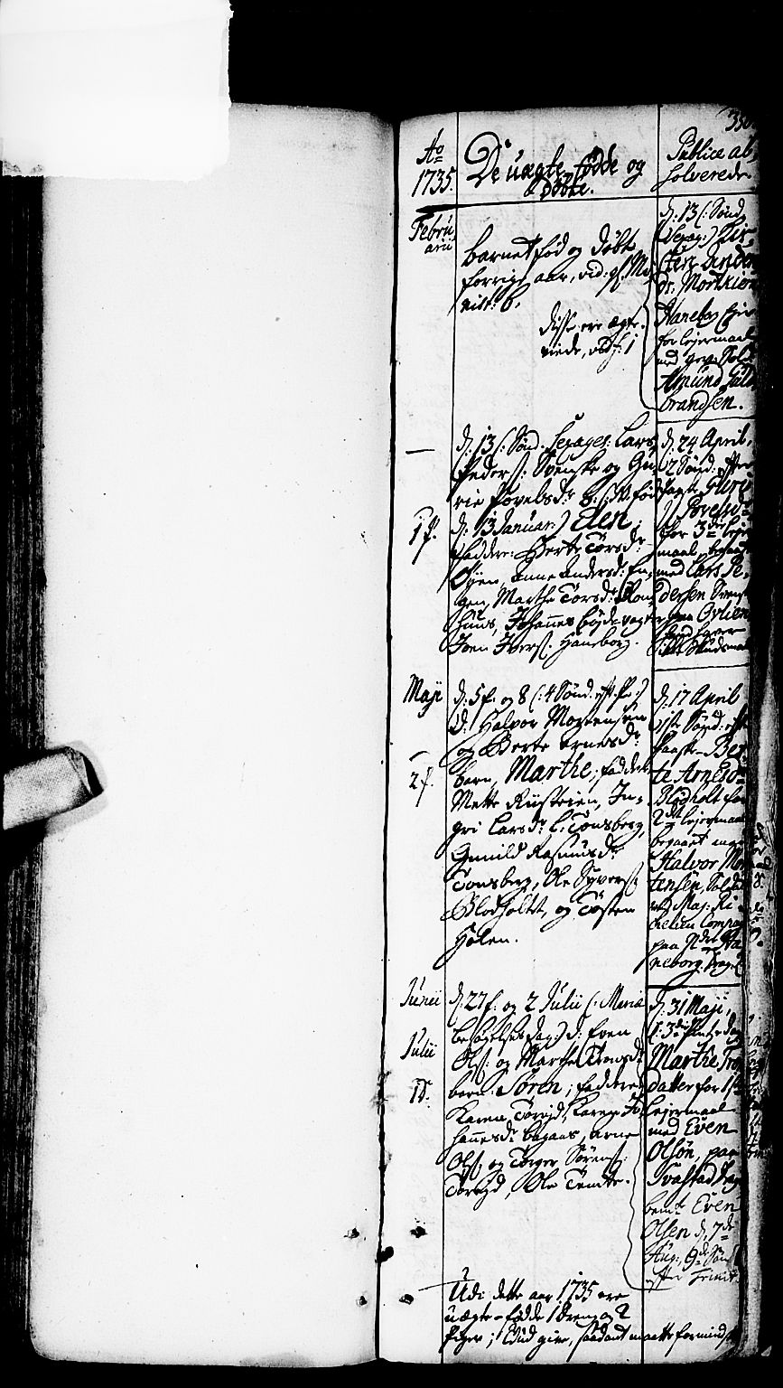 Aurskog prestekontor Kirkebøker, SAO/A-10304a/F/Fa/L0002: Parish register (official) no. I 2, 1735-1766, p. 350