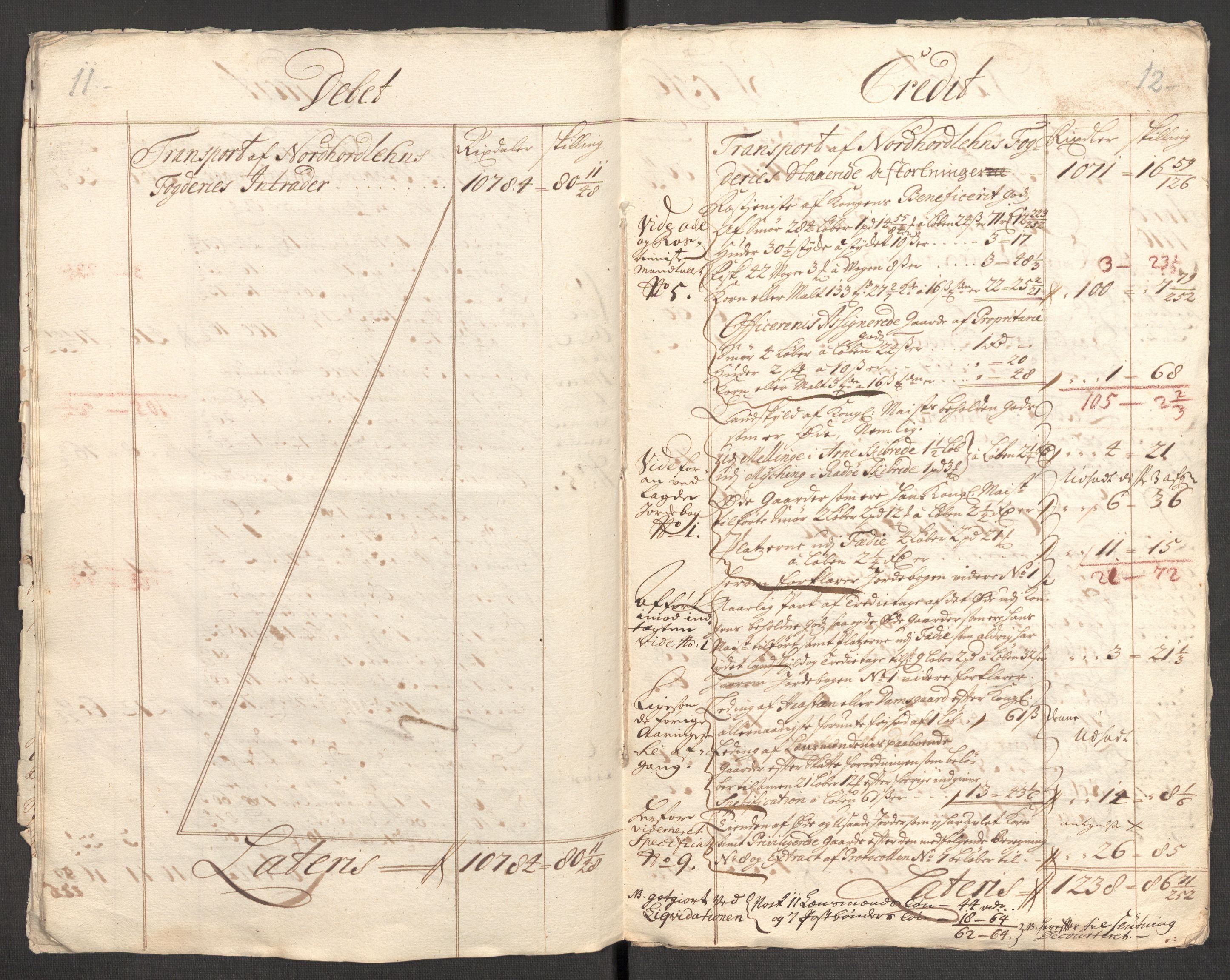 Rentekammeret inntil 1814, Reviderte regnskaper, Fogderegnskap, AV/RA-EA-4092/R51/L3191: Fogderegnskap Nordhordland og Voss, 1710, p. 10