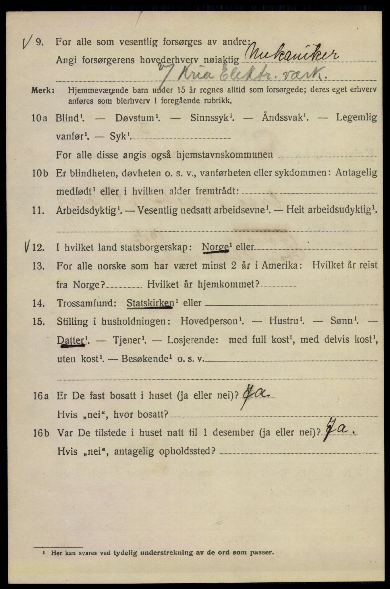 SAO, 1920 census for Kristiania, 1920, p. 445692