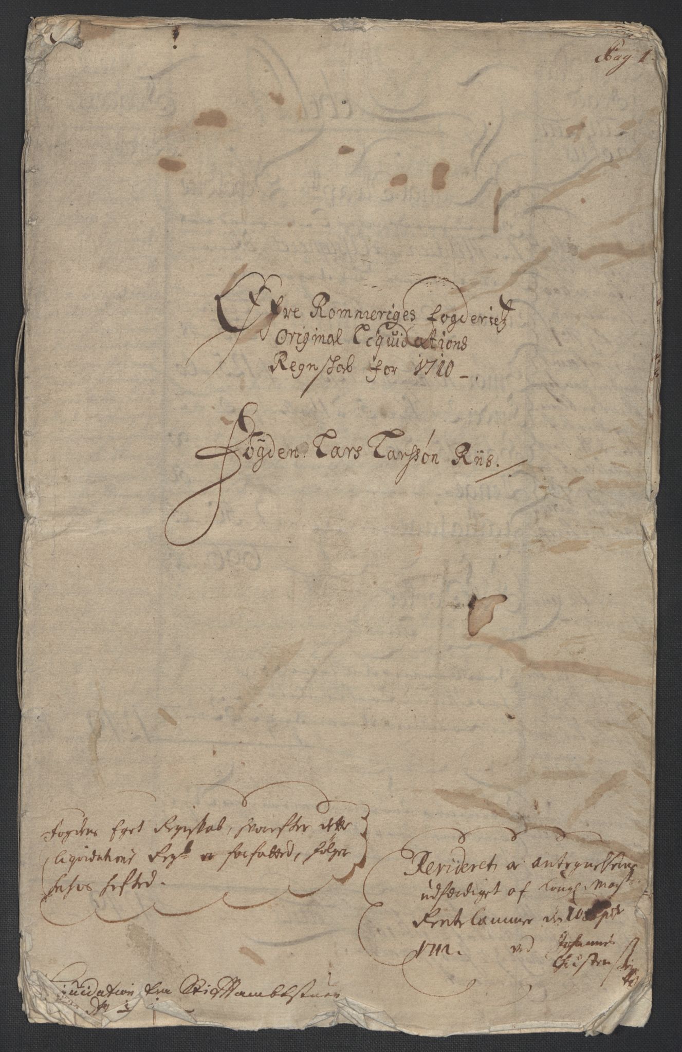 Rentekammeret inntil 1814, Reviderte regnskaper, Fogderegnskap, AV/RA-EA-4092/R12/L0720: Fogderegnskap Øvre Romerike, 1710-1711, p. 13