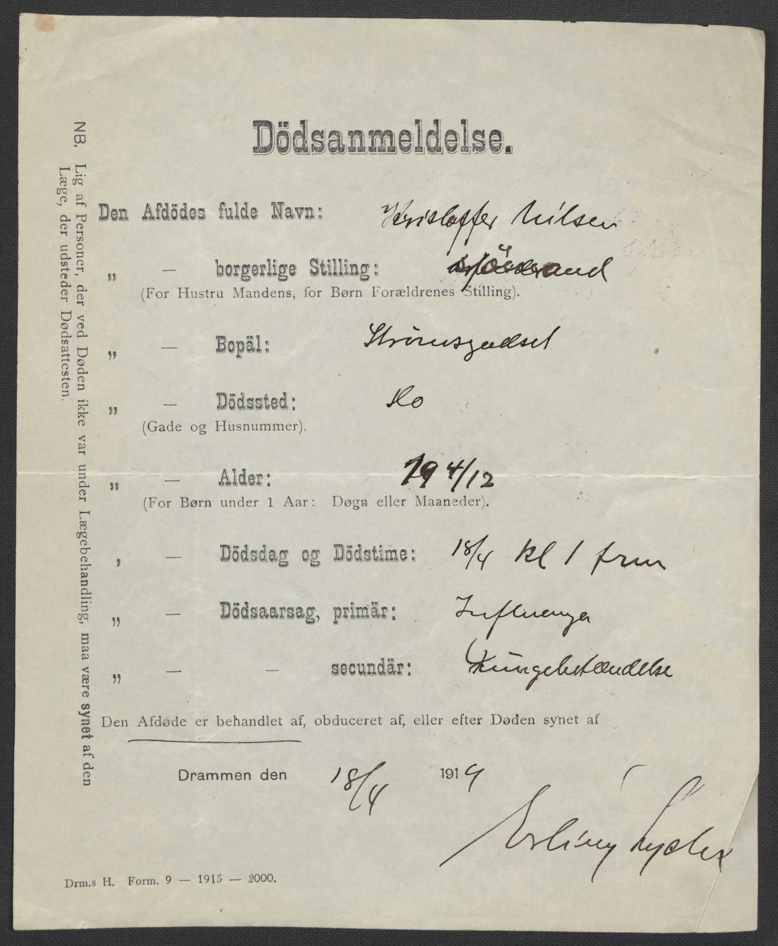 Skoger lensmannskontor, AV/SAKO-A-548/H/Ha/L0006: Dødsfallsprotokoll, 1916-1923