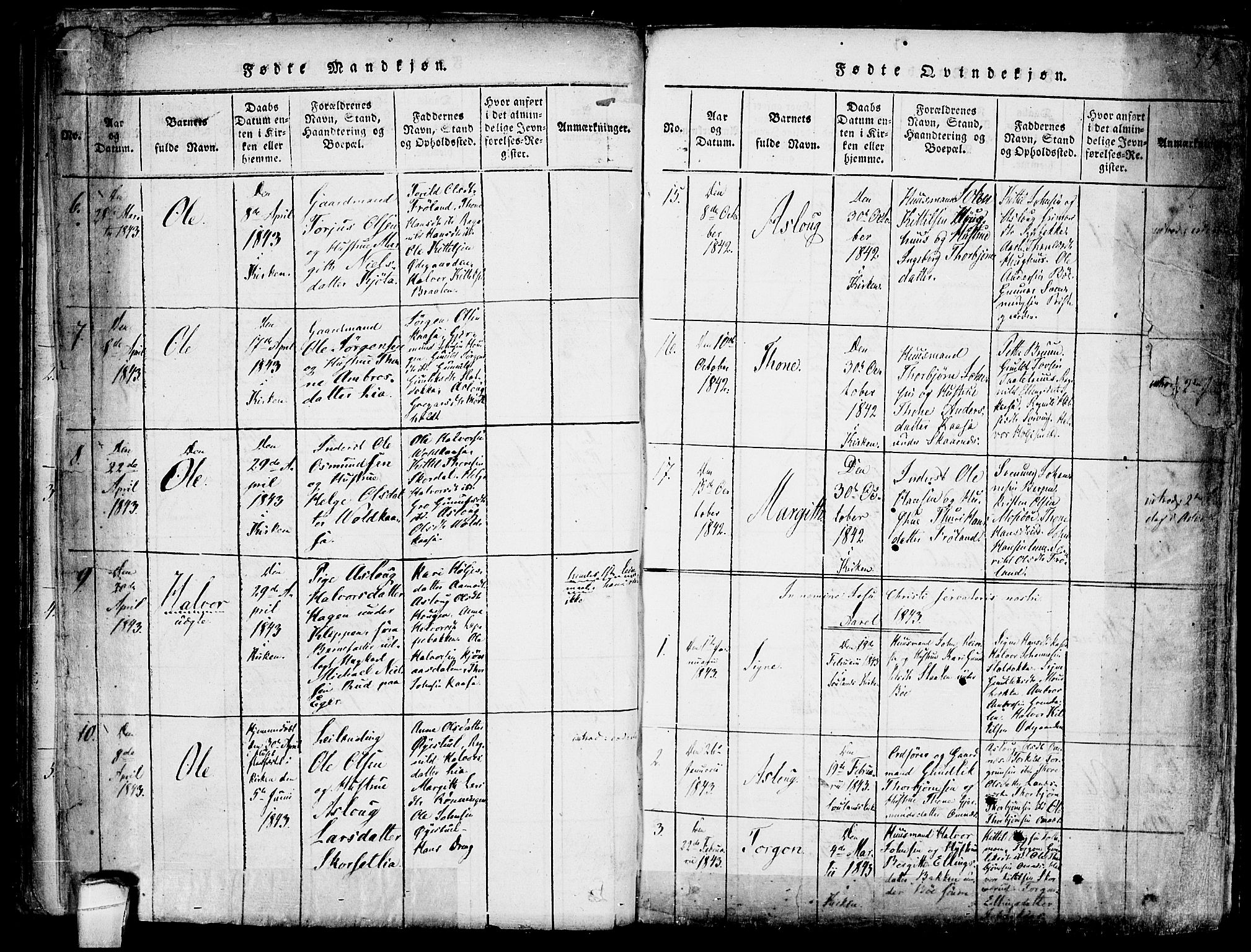 Hjartdal kirkebøker, SAKO/A-270/F/Fb/L0001: Parish register (official) no. II 1, 1815-1843, p. 75