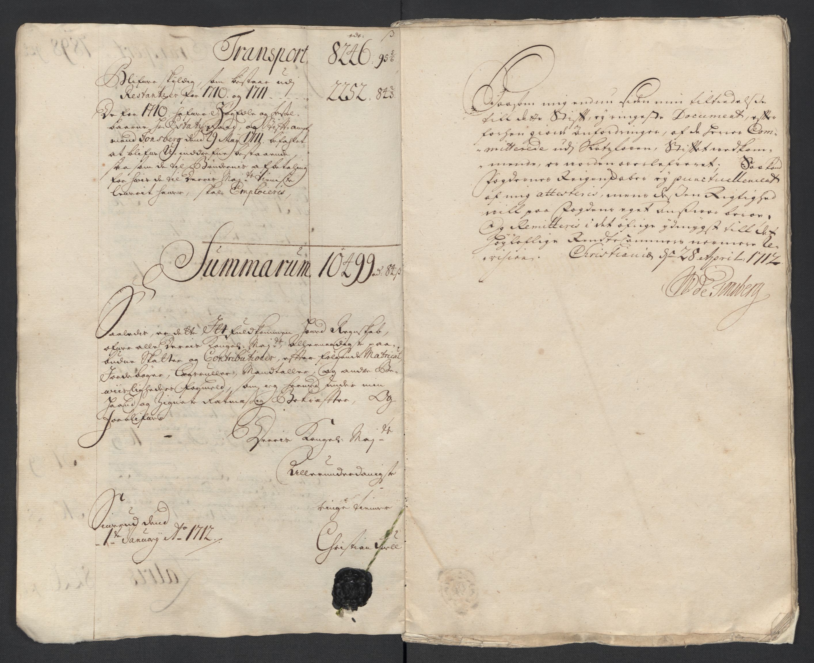 Rentekammeret inntil 1814, Reviderte regnskaper, Fogderegnskap, AV/RA-EA-4092/R13/L0848: Fogderegnskap Solør, Odal og Østerdal, 1711, p. 11