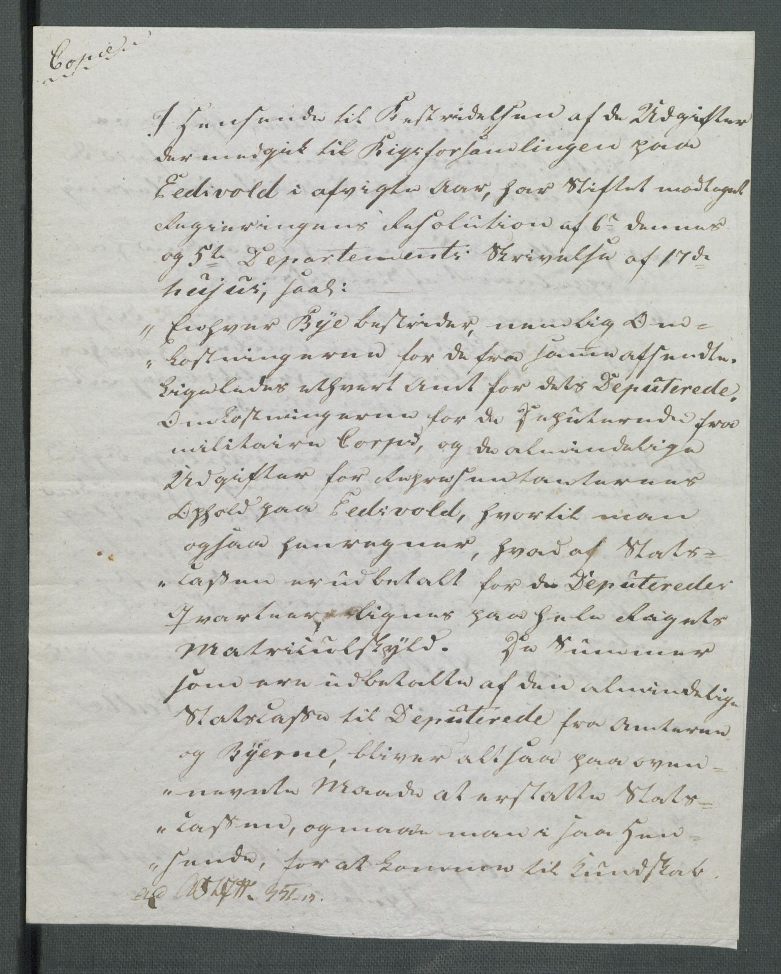 5. departement for finans-, handels- og tollfaget, AV/RA-S-3893/C/Cb/L0014: Regninger fra Riksforsamlingens deputerede, 1814, p. 255