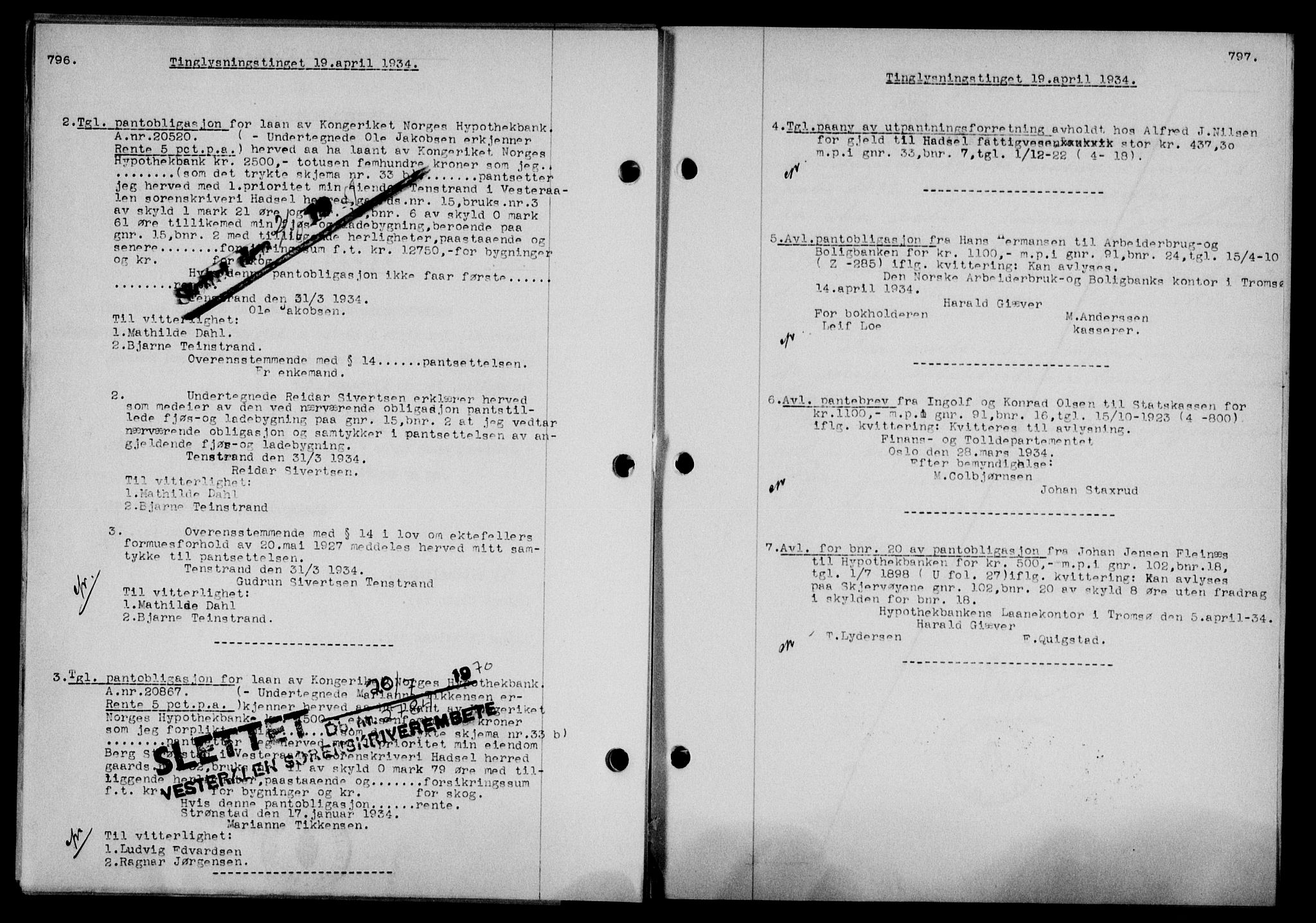 Vesterålen sorenskriveri, SAT/A-4180/1/2/2Ca/L0059: Mortgage book no. 52, 1933-1934, Deed date: 19.04.1934