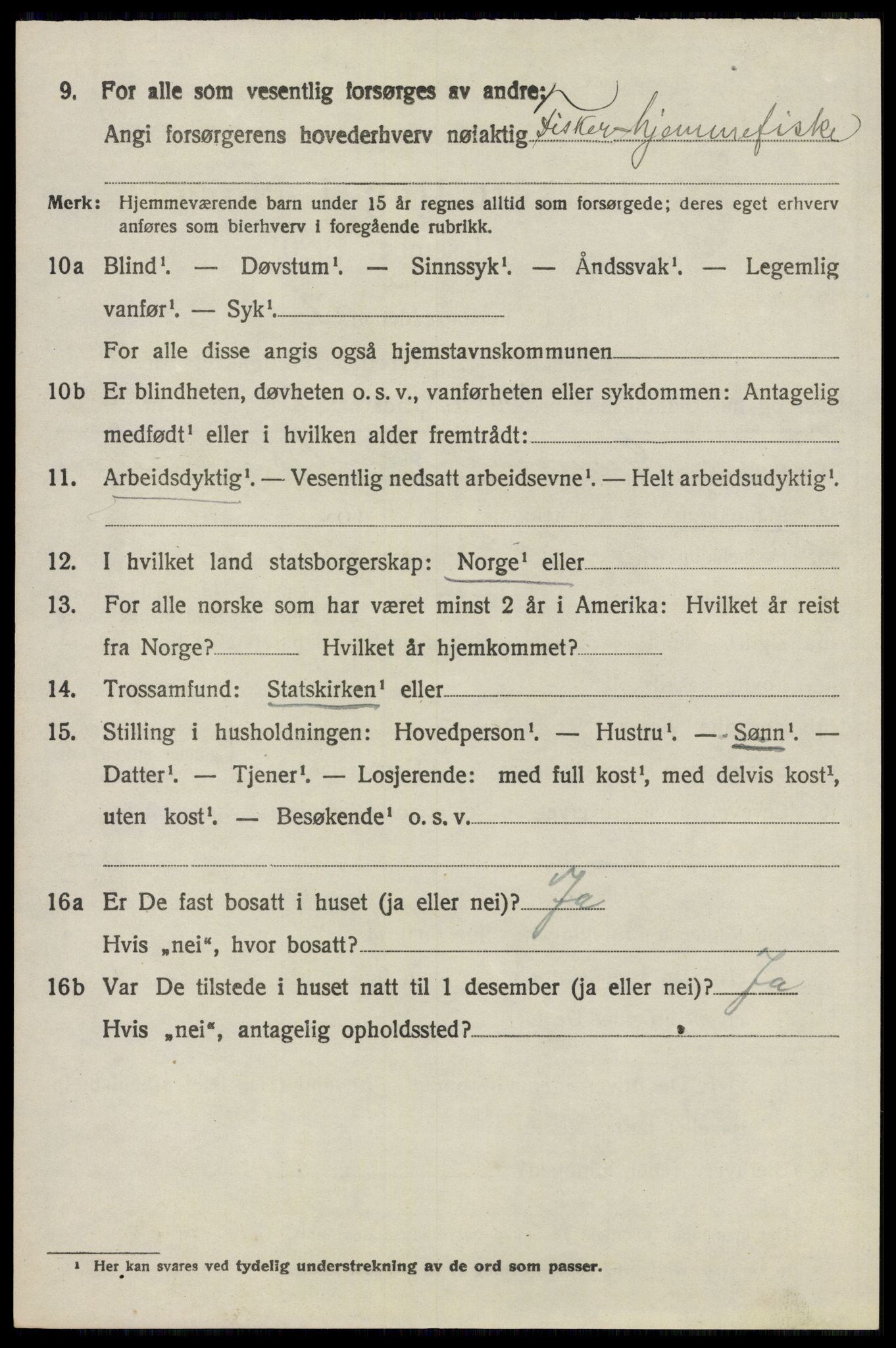 SAO, 1920 census for Frogn, 1920, p. 3178