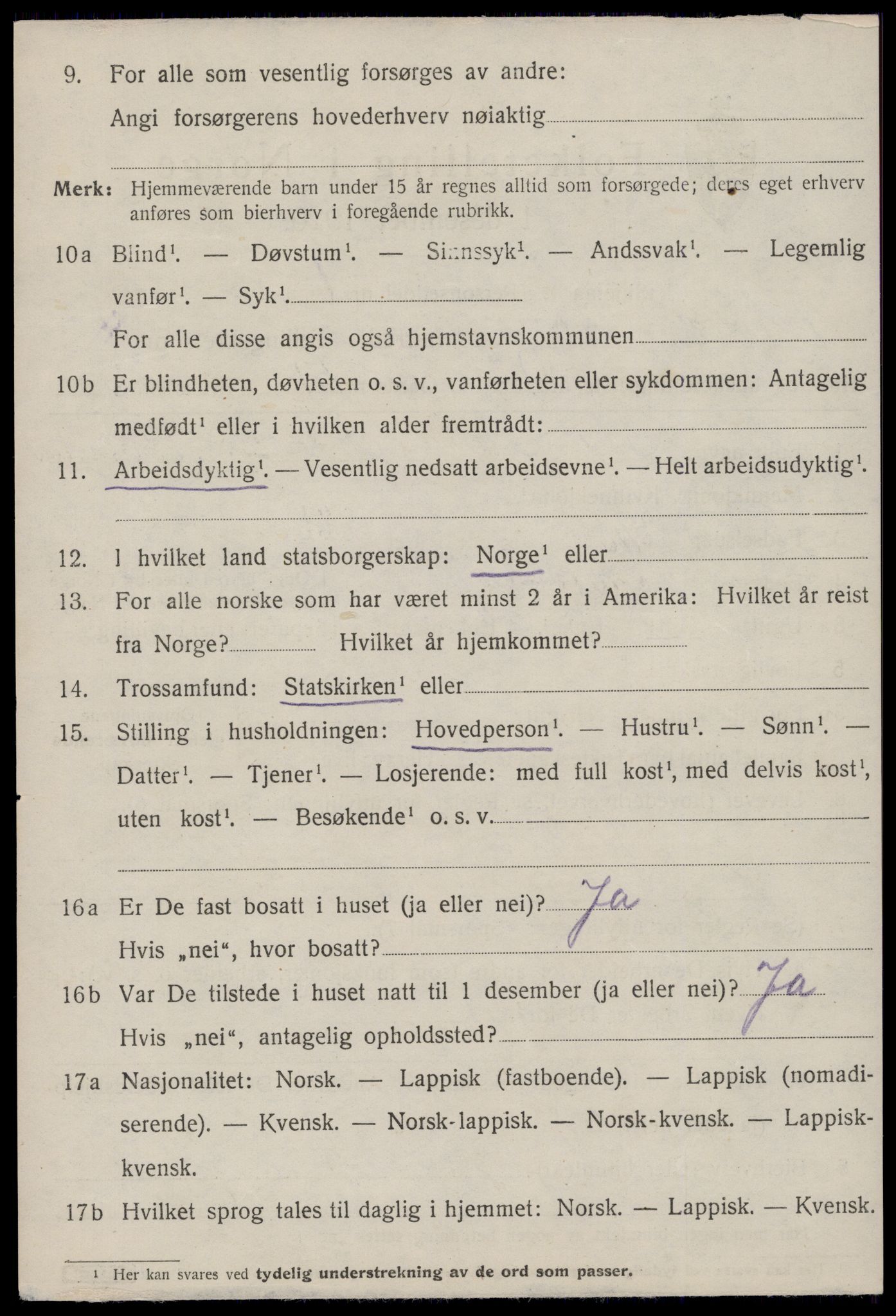 SAT, 1920 census for Nord-Frøya, 1920, p. 7406