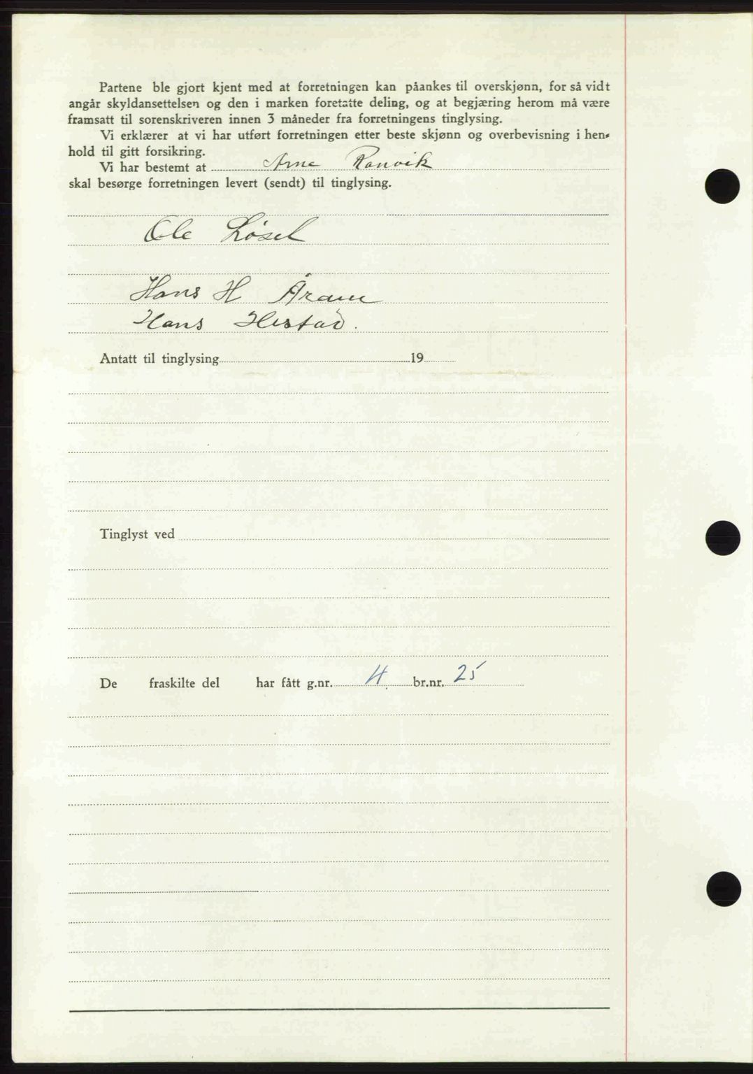 Romsdal sorenskriveri, AV/SAT-A-4149/1/2/2C: Mortgage book no. A34, 1950-1950, Diary no: : 2461/1950