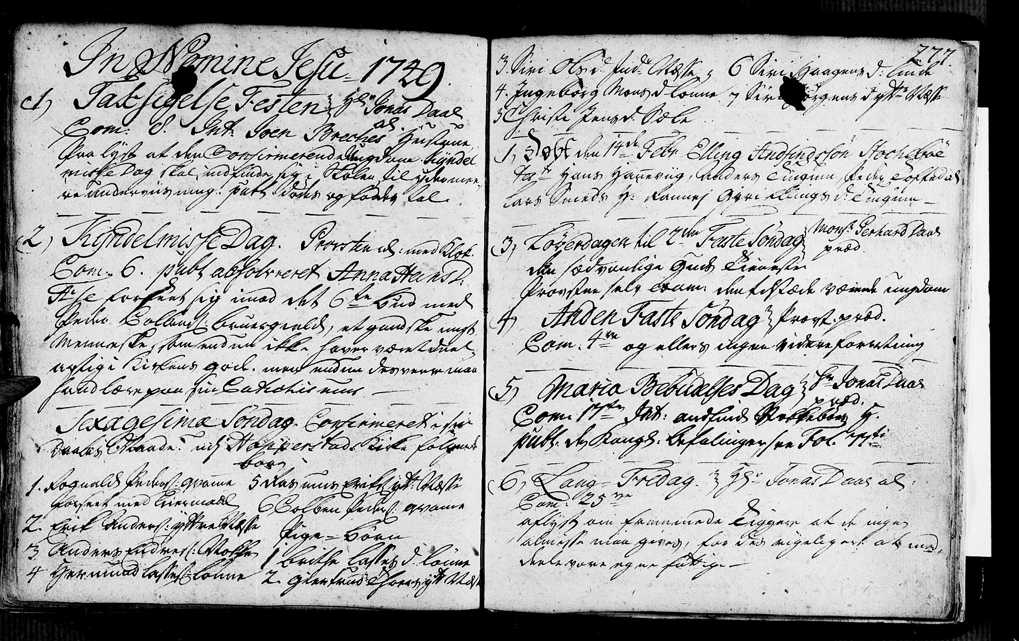 Vik sokneprestembete, AV/SAB-A-81501/H/Haa/Haaa/L0002: Parish register (official) no. A 2 / 4, 1740-1754, p. 277