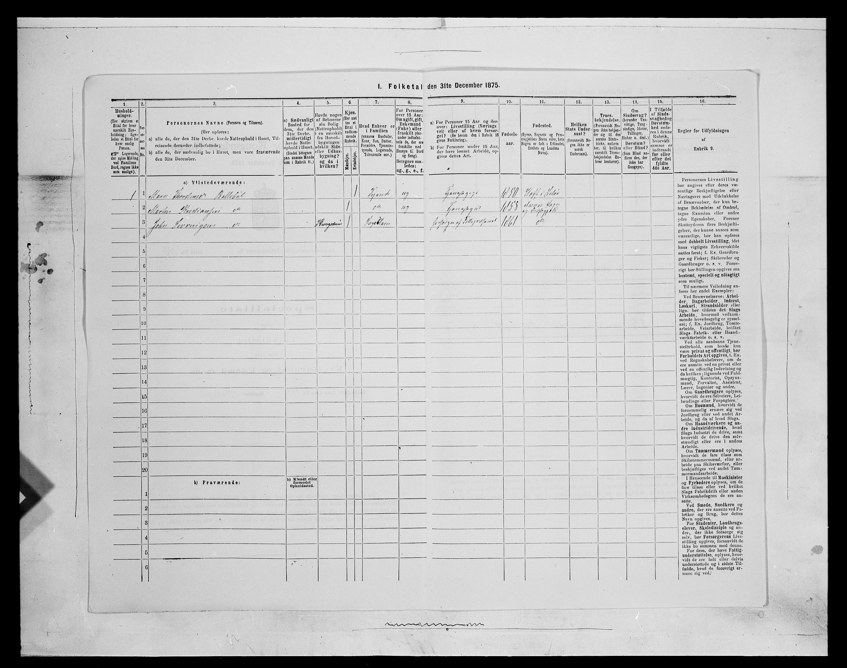 SAH, 1875 census for 0425P Åsnes, 1875, p. 688