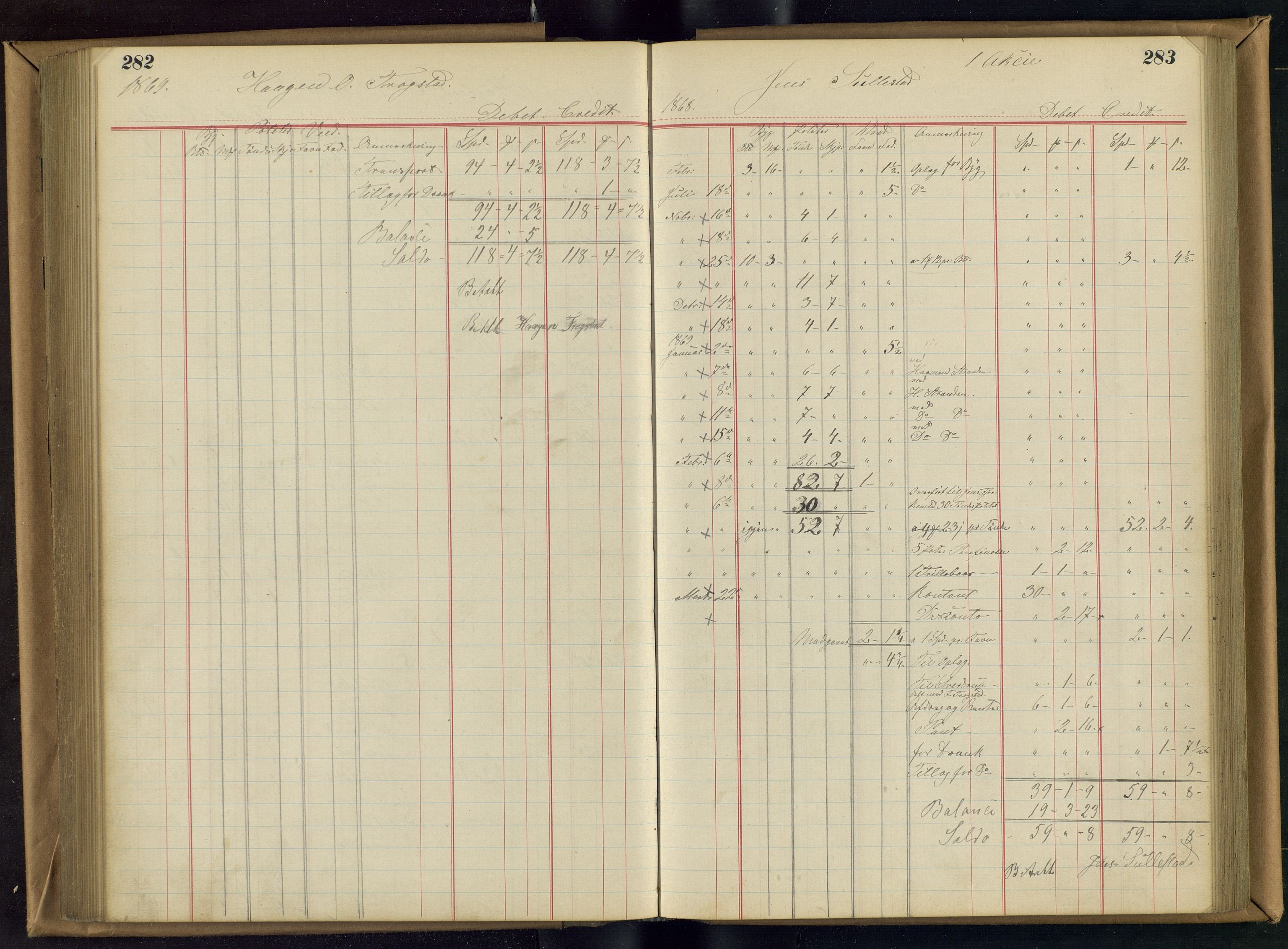 Hjell Brenneri, OAMM/T-A-00106, 1867-1870, p. 163