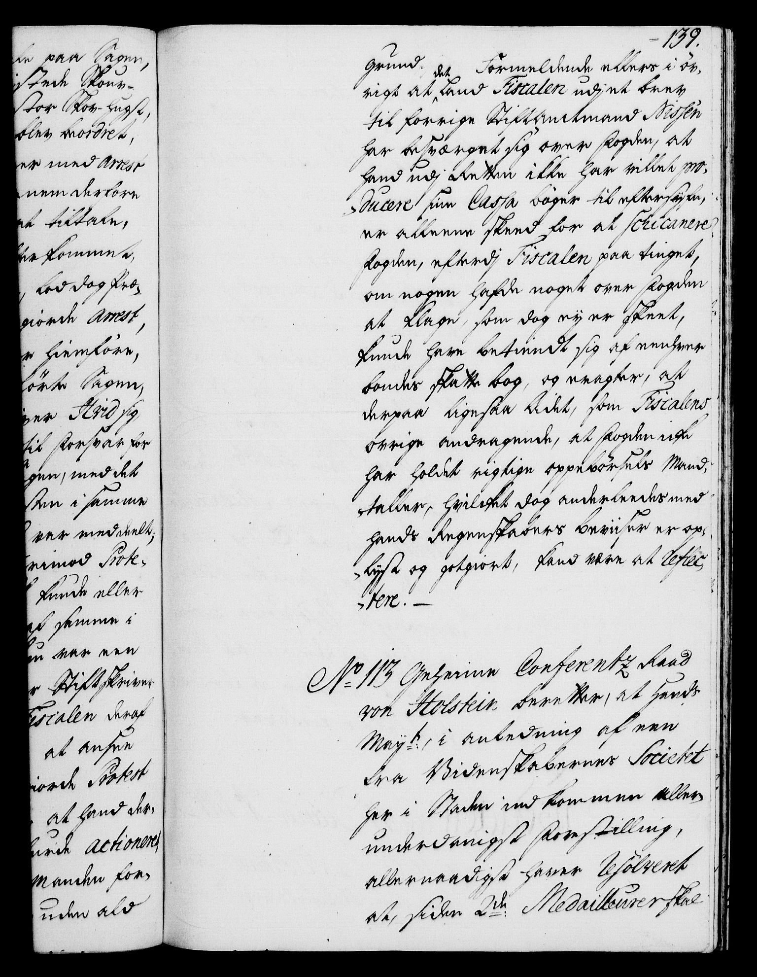 Rentekammeret, Kammerkanselliet, RA/EA-3111/G/Gh/Gha/L0026: Norsk ekstraktmemorialprotokoll (merket RK 53.71), 1744-1745, p. 139