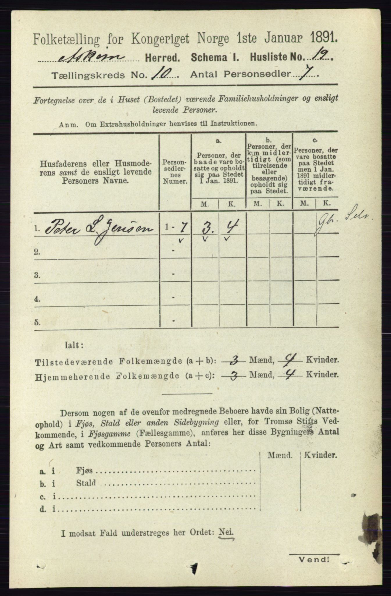 RA, 1891 census for 0124 Askim, 1891, p. 1603