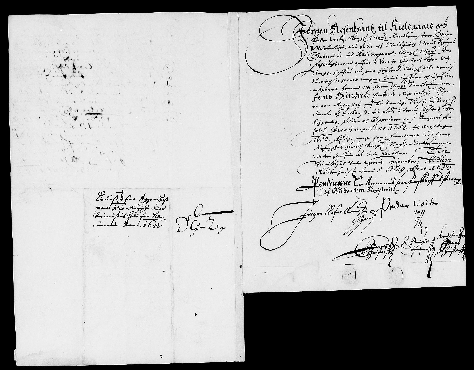 Rentekammeret inntil 1814, Reviderte regnskaper, Lensregnskaper, AV/RA-EA-5023/R/Rb/Rbg/L0009: Verne kloster len, 1618-1654