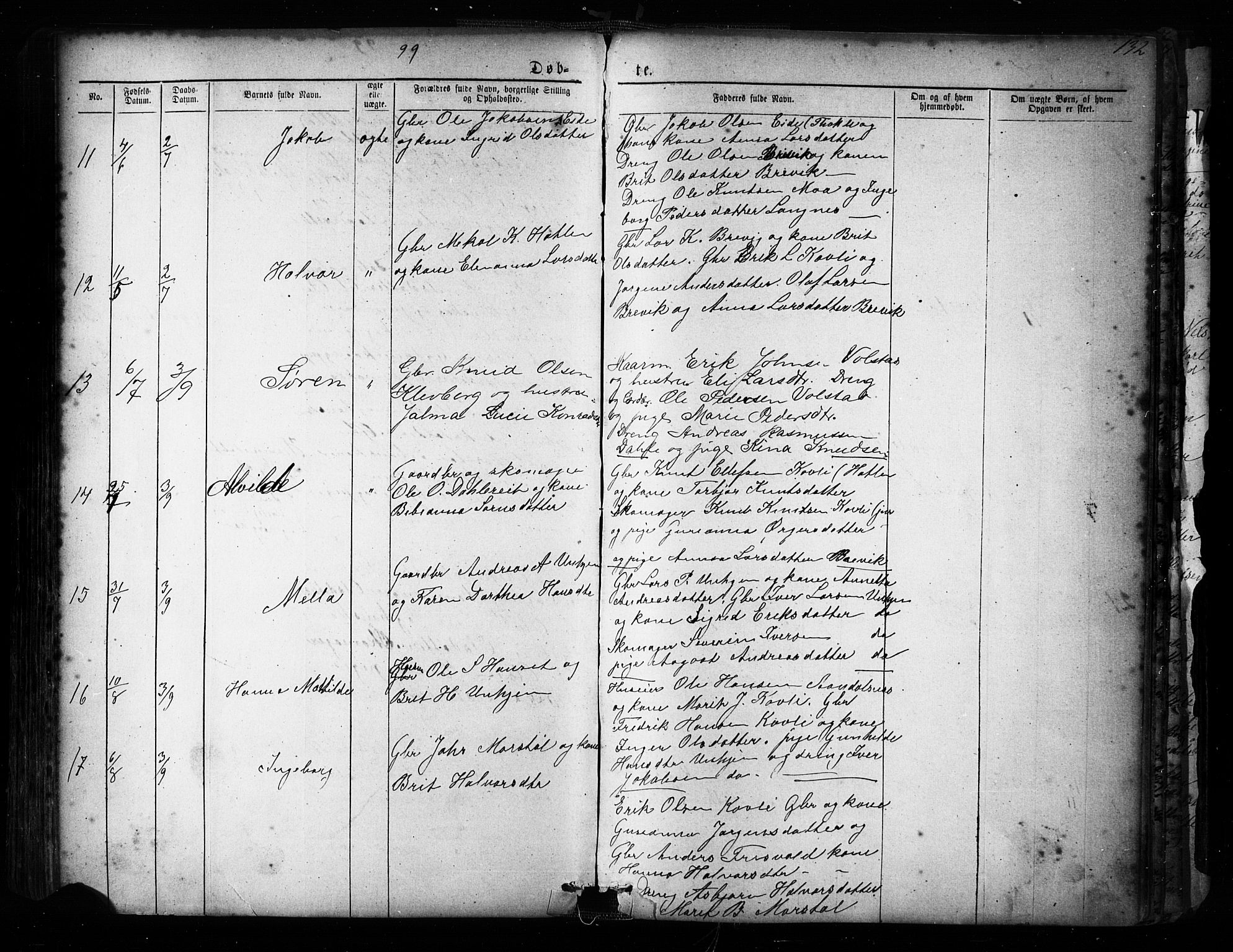 Ministerialprotokoller, klokkerbøker og fødselsregistre - Møre og Romsdal, AV/SAT-A-1454/545/L0588: Parish register (copy) no. 545C02, 1867-1902, p. 132