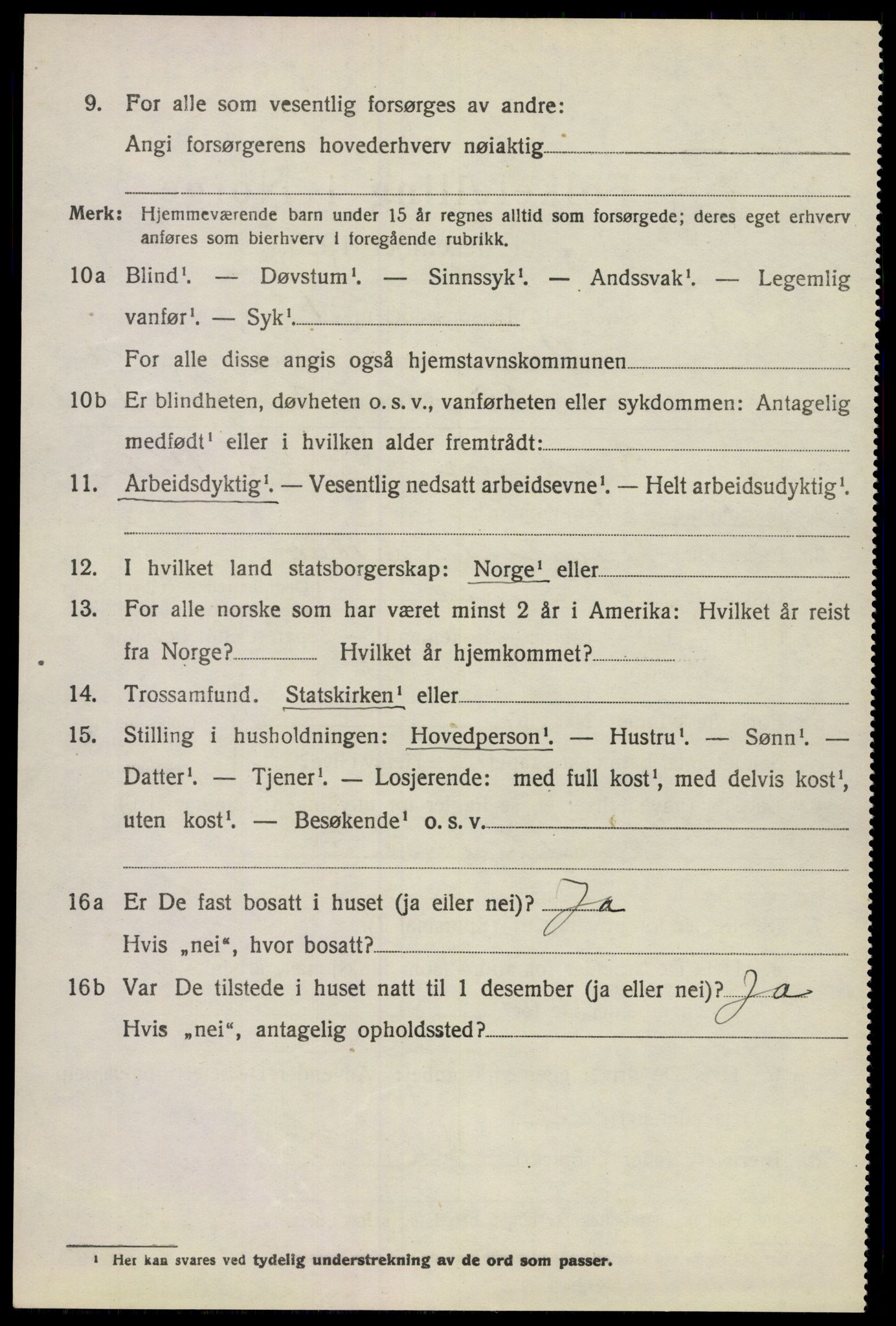 SAKO, 1920 census for Ramnes, 1920, p. 1445