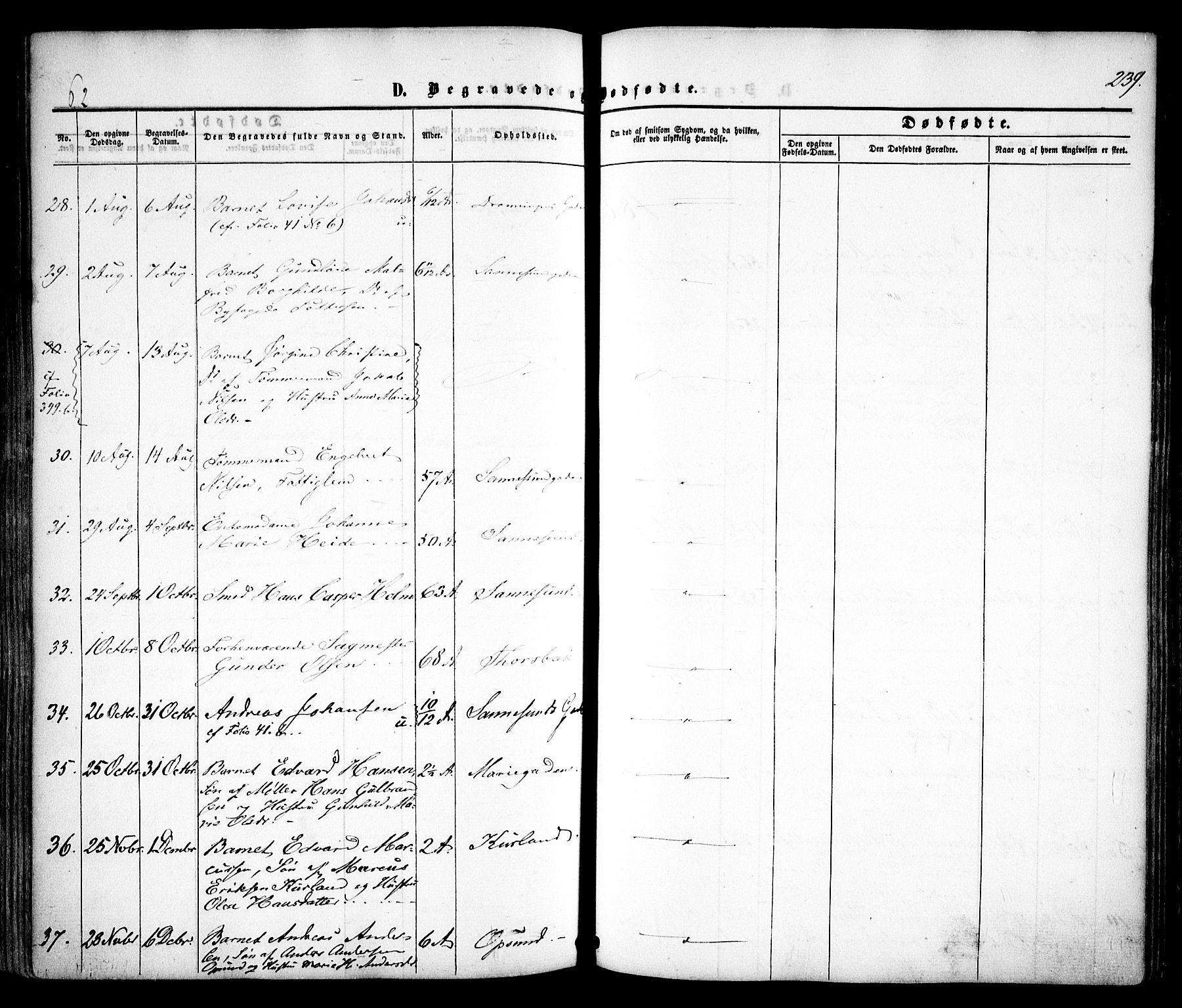 Sarpsborg prestekontor Kirkebøker, AV/SAO-A-2006/F/Fa/L0001: Parish register (official) no. 1, 1859-1868, p. 239