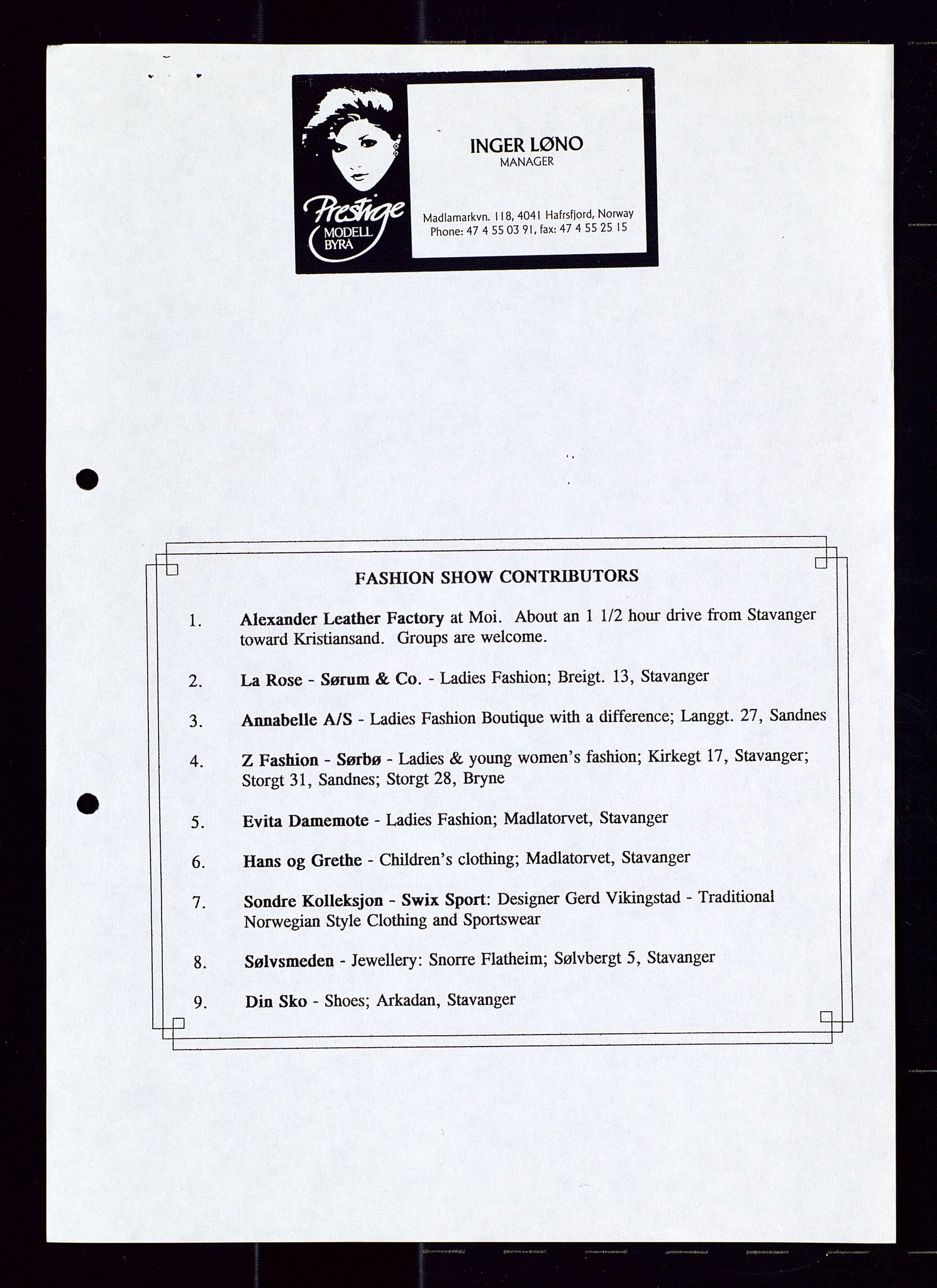 PA 1547 - Petroleum Wives Club, AV/SAST-A-101974/A/Aa/L0002: Board and General Meeting, 1986-1994