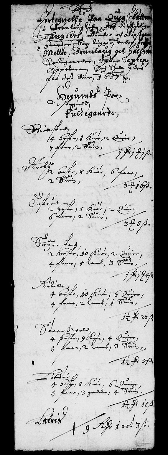 Rentekammeret inntil 1814, Reviderte regnskaper, Lensregnskaper, AV/RA-EA-5023/R/Rb/Rbl/L0012: Brunla len, 1658-1660