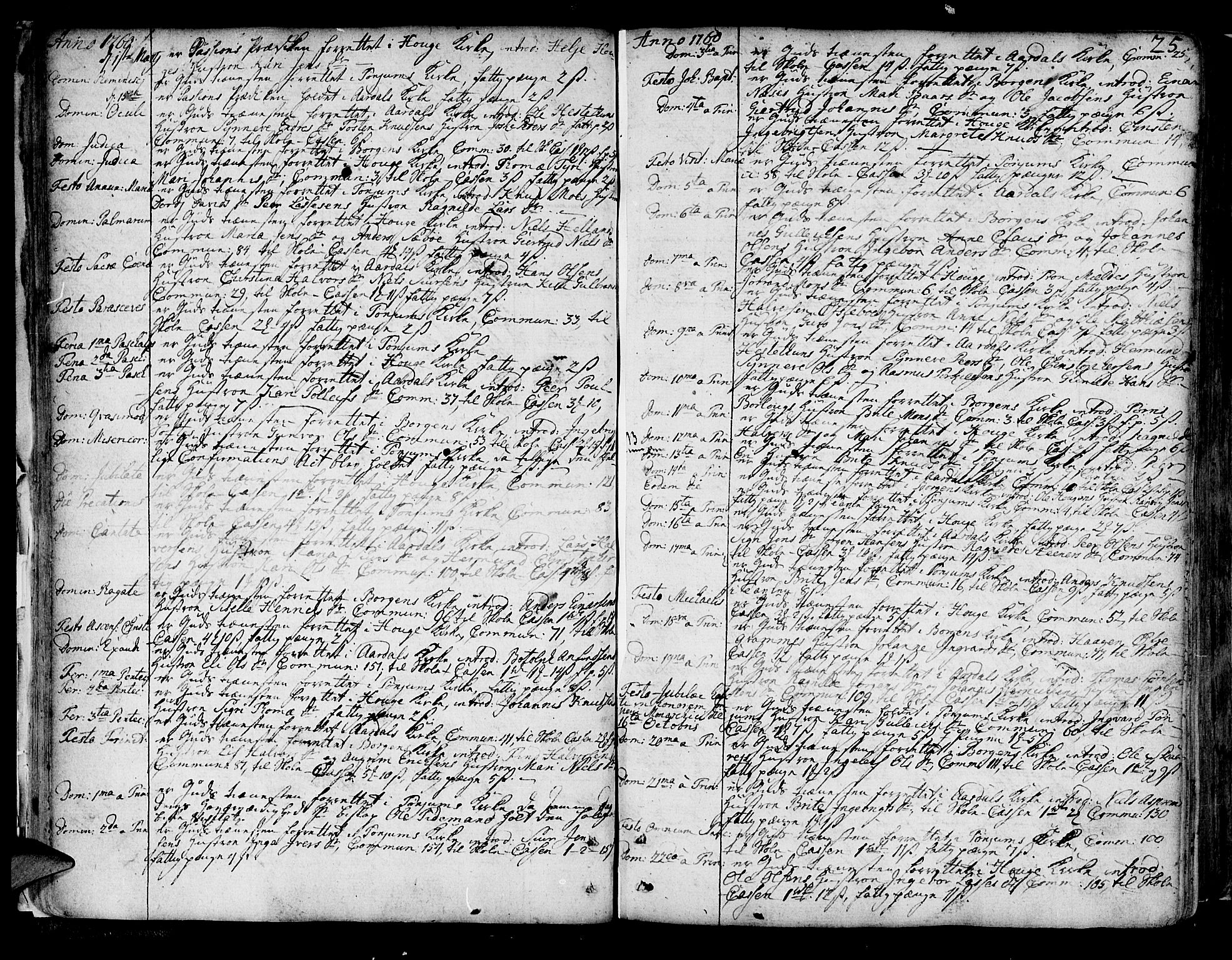 Lærdal sokneprestembete, SAB/A-81201: Parish register (official) no. A 2, 1752-1782, p. 25