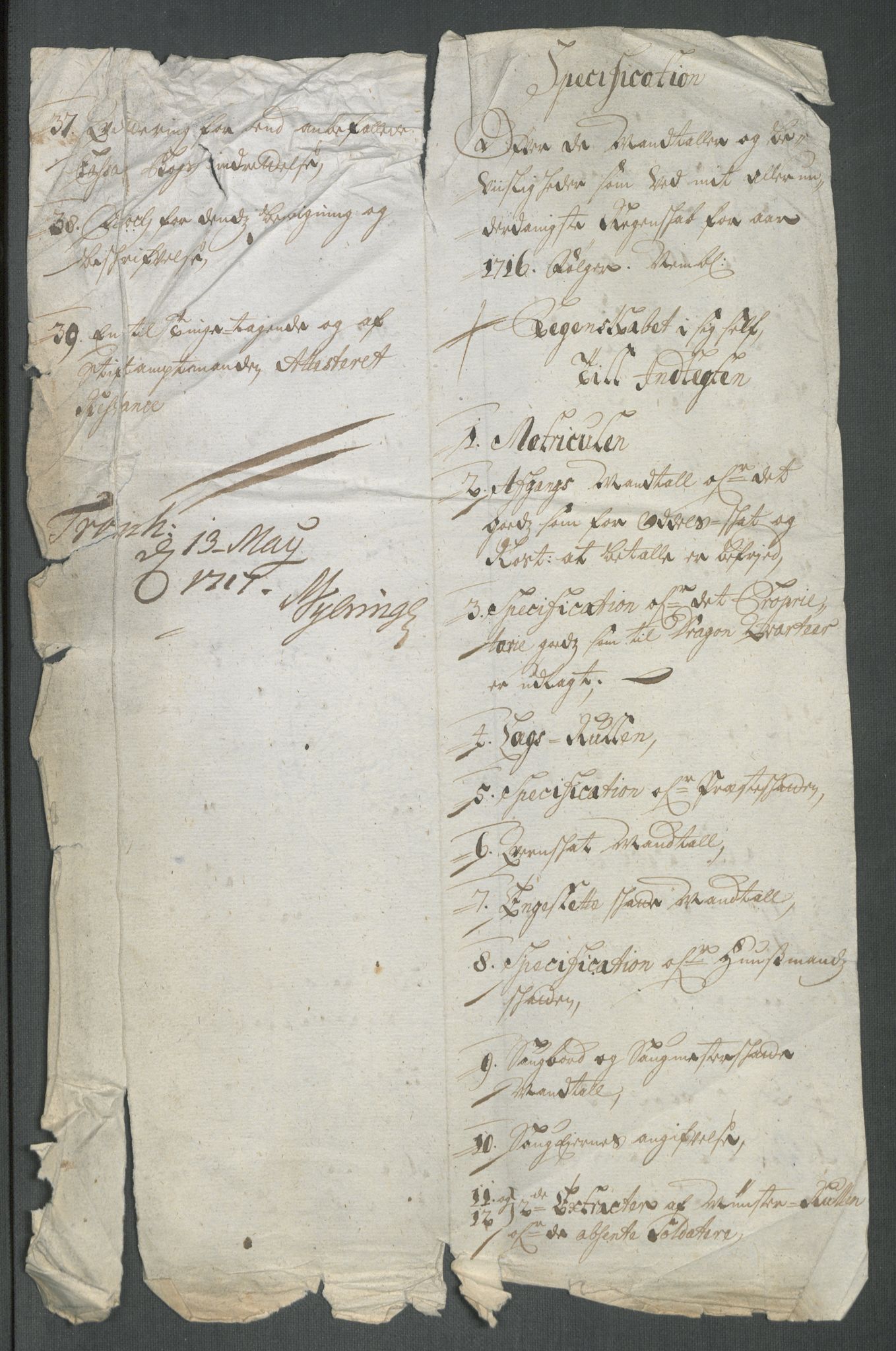 Rentekammeret inntil 1814, Reviderte regnskaper, Fogderegnskap, AV/RA-EA-4092/R61/L4115: Fogderegnskap Strinda og Selbu, 1715-1716, p. 259