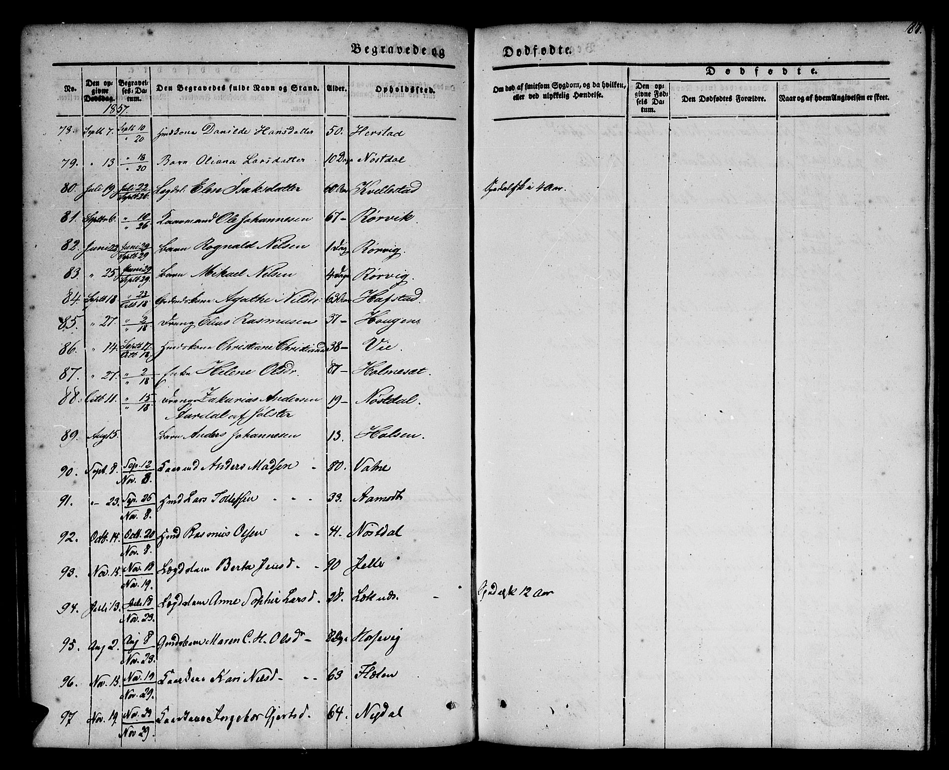 Førde sokneprestembete, SAB/A-79901/H/Haa/Haaa/L0008: Parish register (official) no. A 8, 1843-1860, p. 87