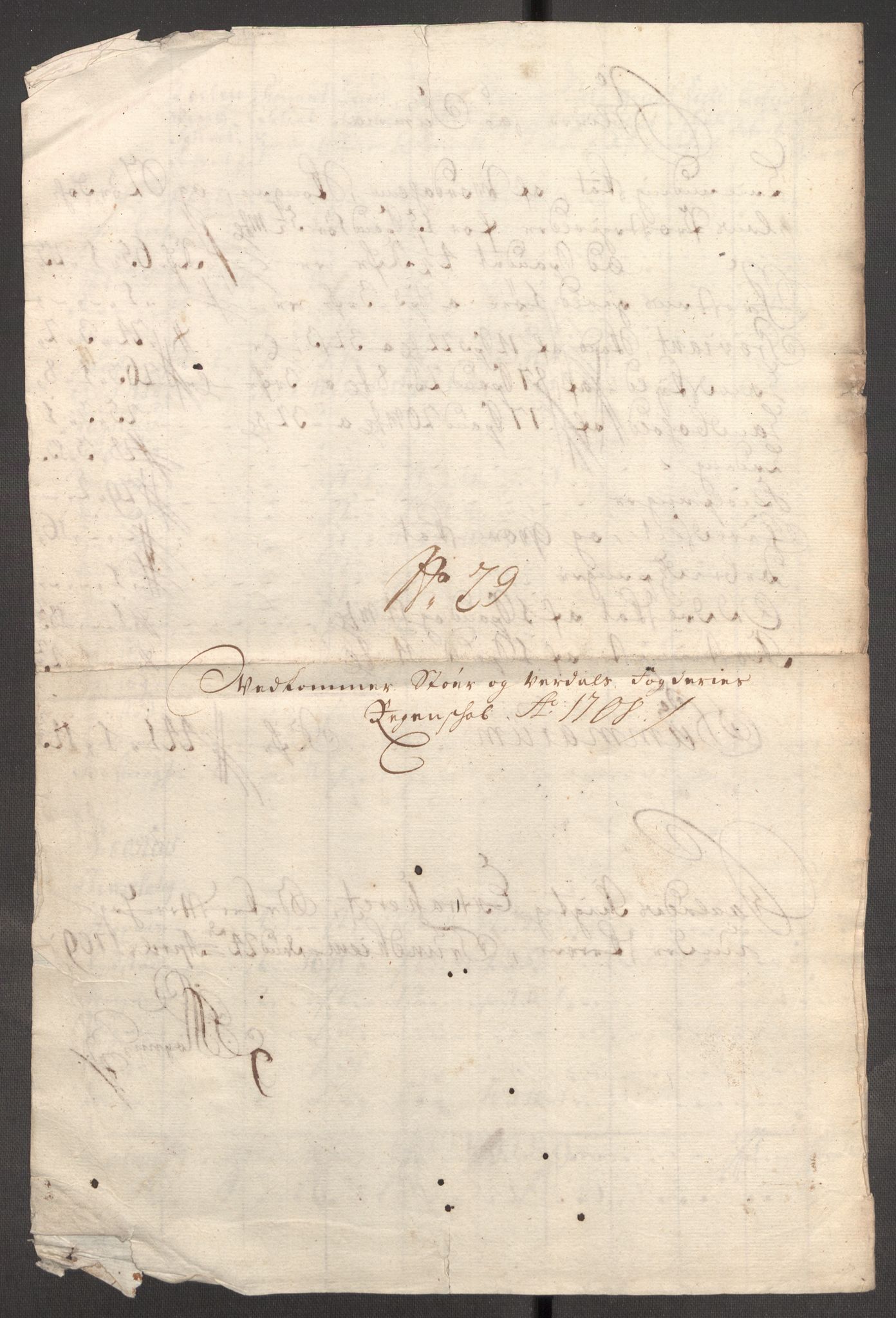 Rentekammeret inntil 1814, Reviderte regnskaper, Fogderegnskap, RA/EA-4092/R62/L4198: Fogderegnskap Stjørdal og Verdal, 1708, p. 303