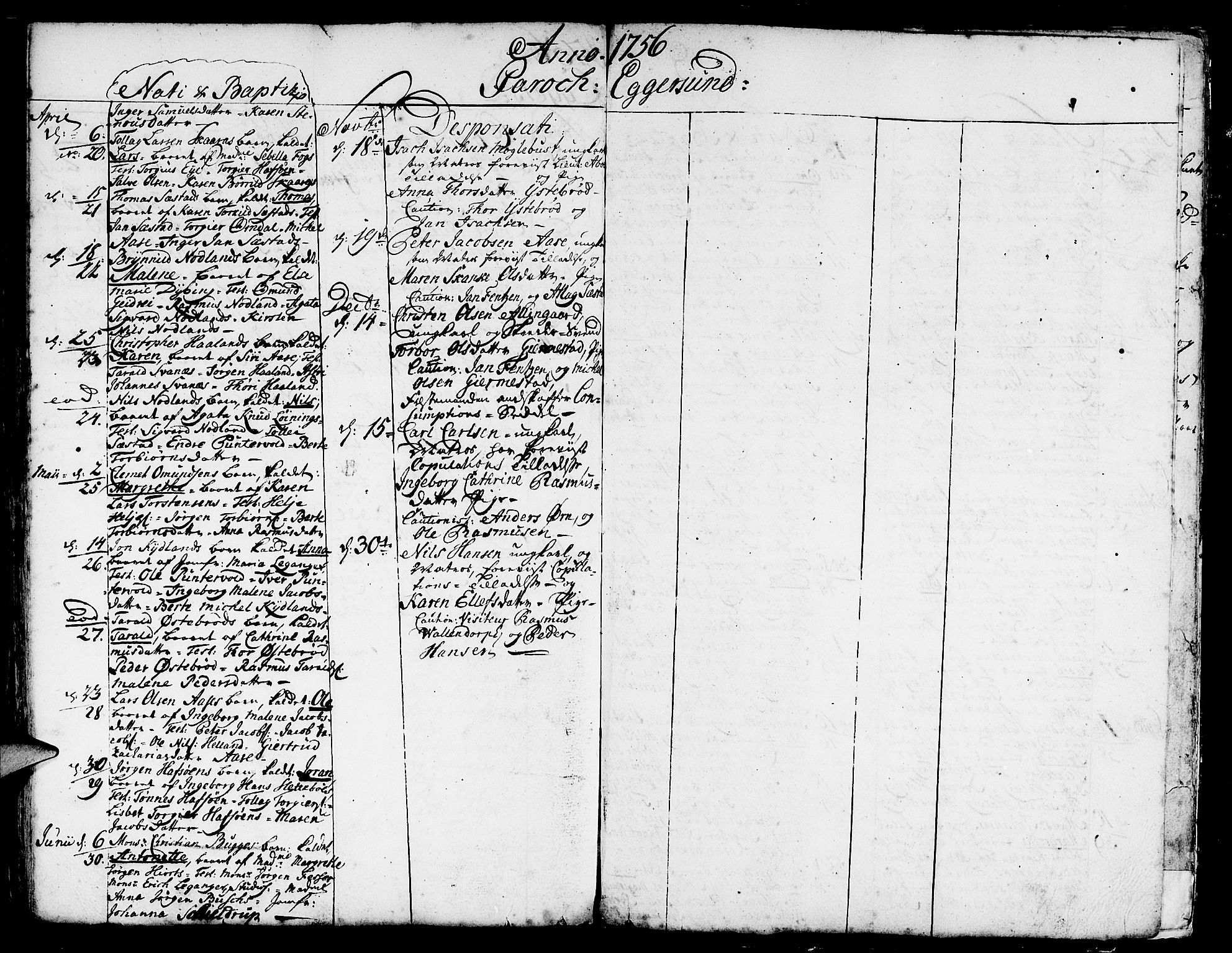 Eigersund sokneprestkontor, AV/SAST-A-101807/S08/L0002: Parish register (official) no. A 2, 1720-1757