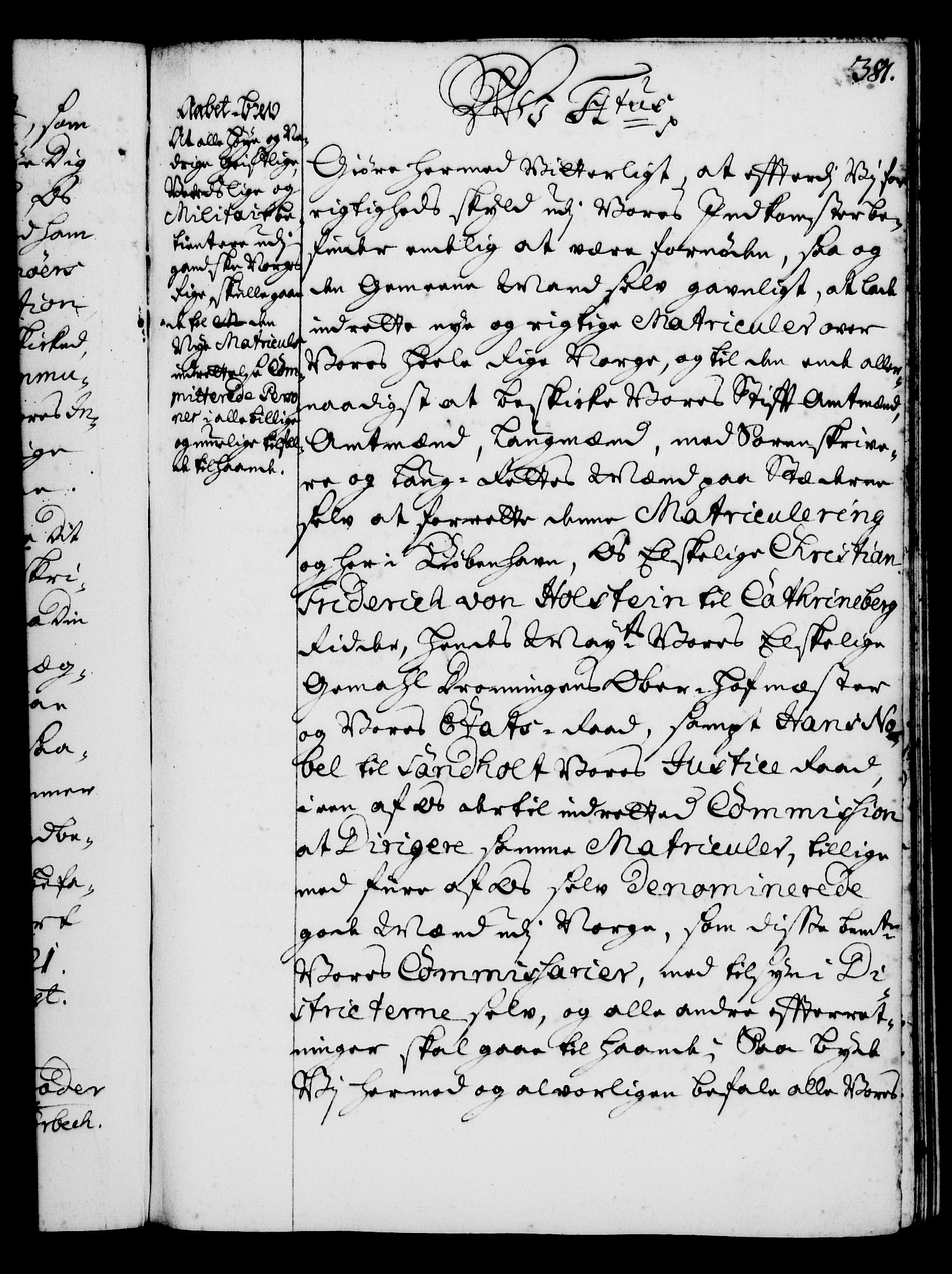 Rentekammeret, Kammerkanselliet, AV/RA-EA-3111/G/Gg/Gga/L0001: Norsk ekspedisjonsprotokoll med register (merket RK 53.1), 1720-1723, p. 381