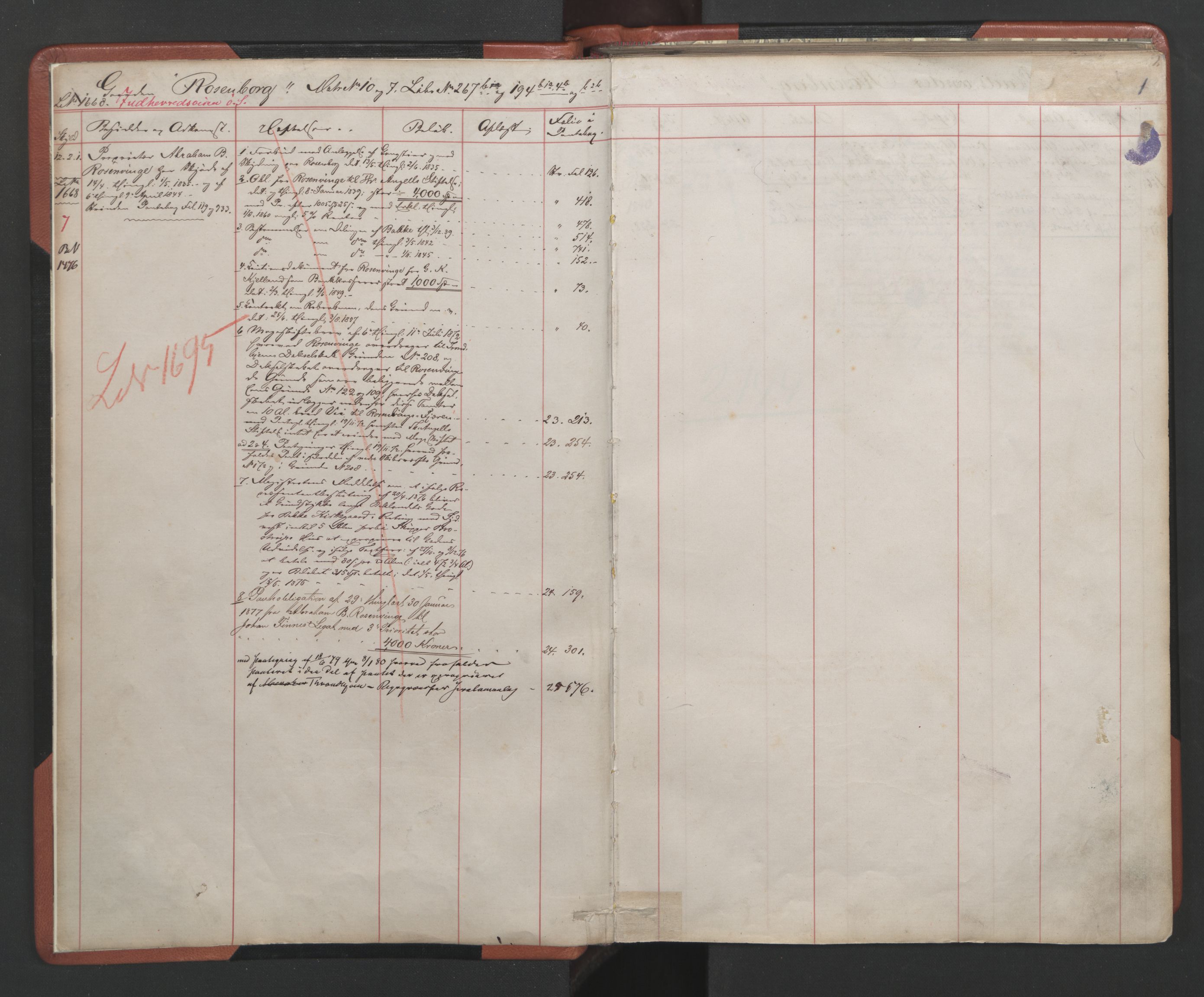 Trondheim byfogd, SAT/A-0003/1/2/2A/L0016: Mortgage register no. NB / 2A 16, 1865-1881, p. 1