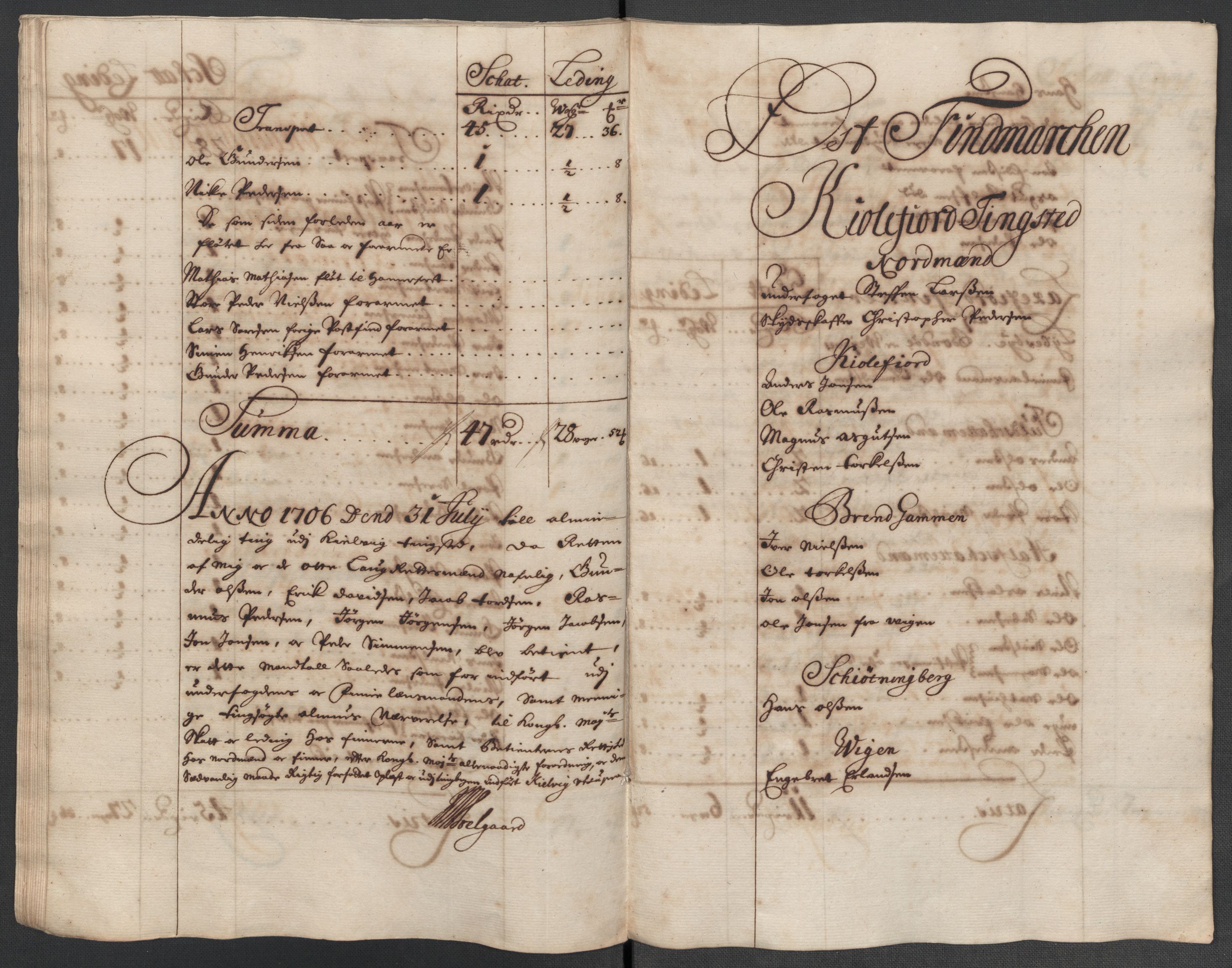 Rentekammeret inntil 1814, Reviderte regnskaper, Fogderegnskap, AV/RA-EA-4092/R69/L4853: Fogderegnskap Finnmark/Vardøhus, 1705-1706, p. 170